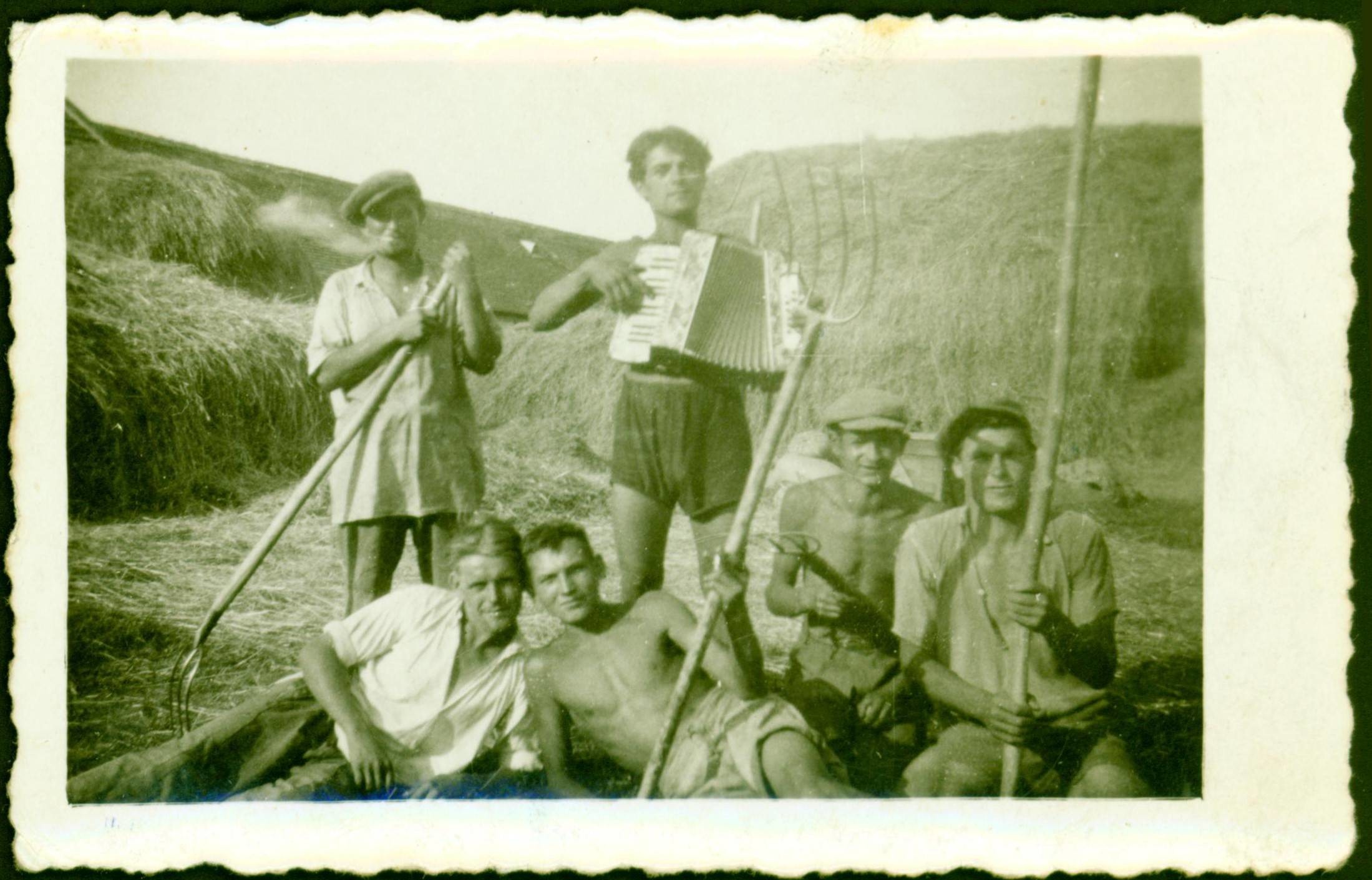 Cséplőmunkások Somogybükkösdön (Rippl-Rónai Múzeum CC BY-NC-ND)