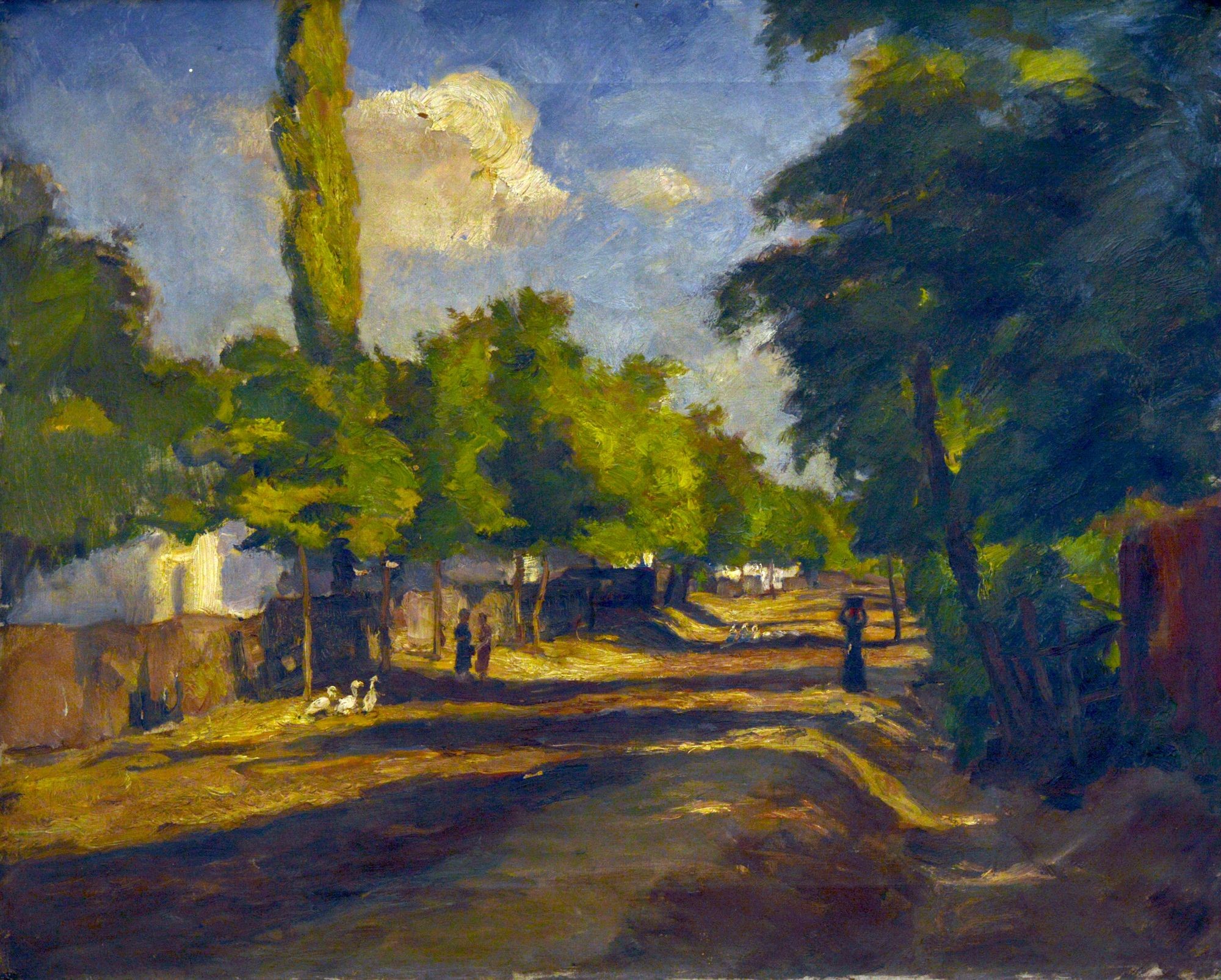 Falusi utca (Rippl-Rónai Múzeum CC BY-NC-ND)
