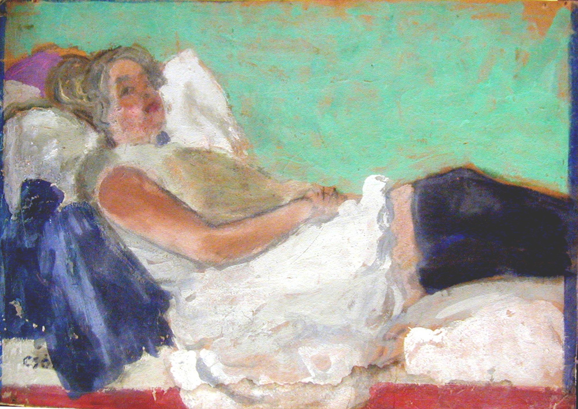 Fekvő nő (Rippl-Rónai Múzeum CC BY-NC-SA)