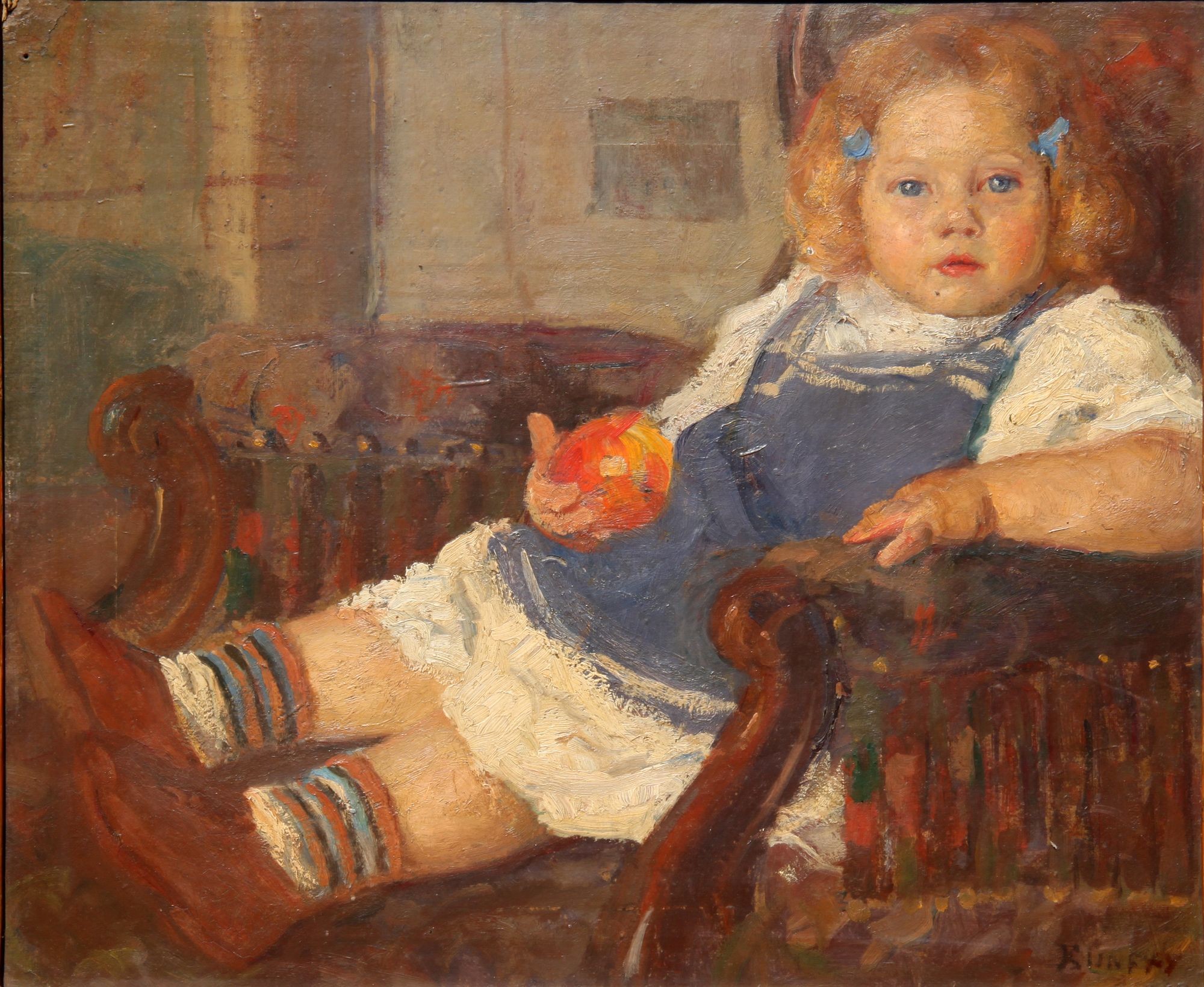 Fiam almával (Rippl-Rónai Múzeum CC BY-NC-SA)