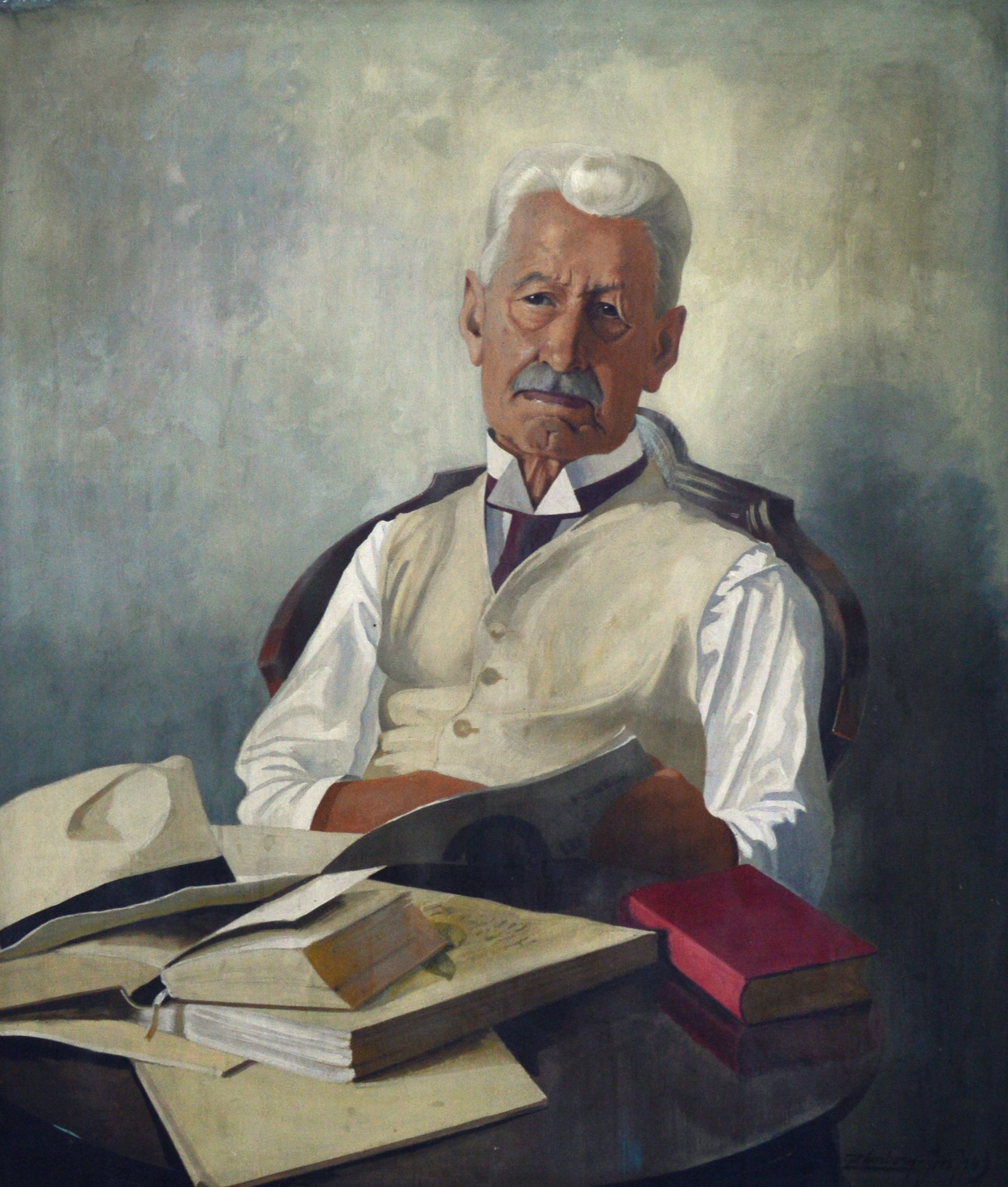 Gönczi Ferenc néprajzi író arcképe (Rippl-Rónai Múzeum CC BY-NC-ND)