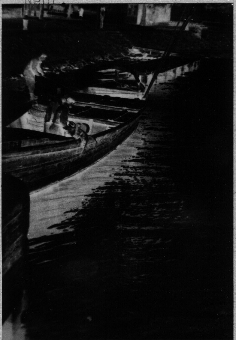 Halászbárka a móló szélén (Rippl-Rónai Múzeum CC BY-NC-ND)