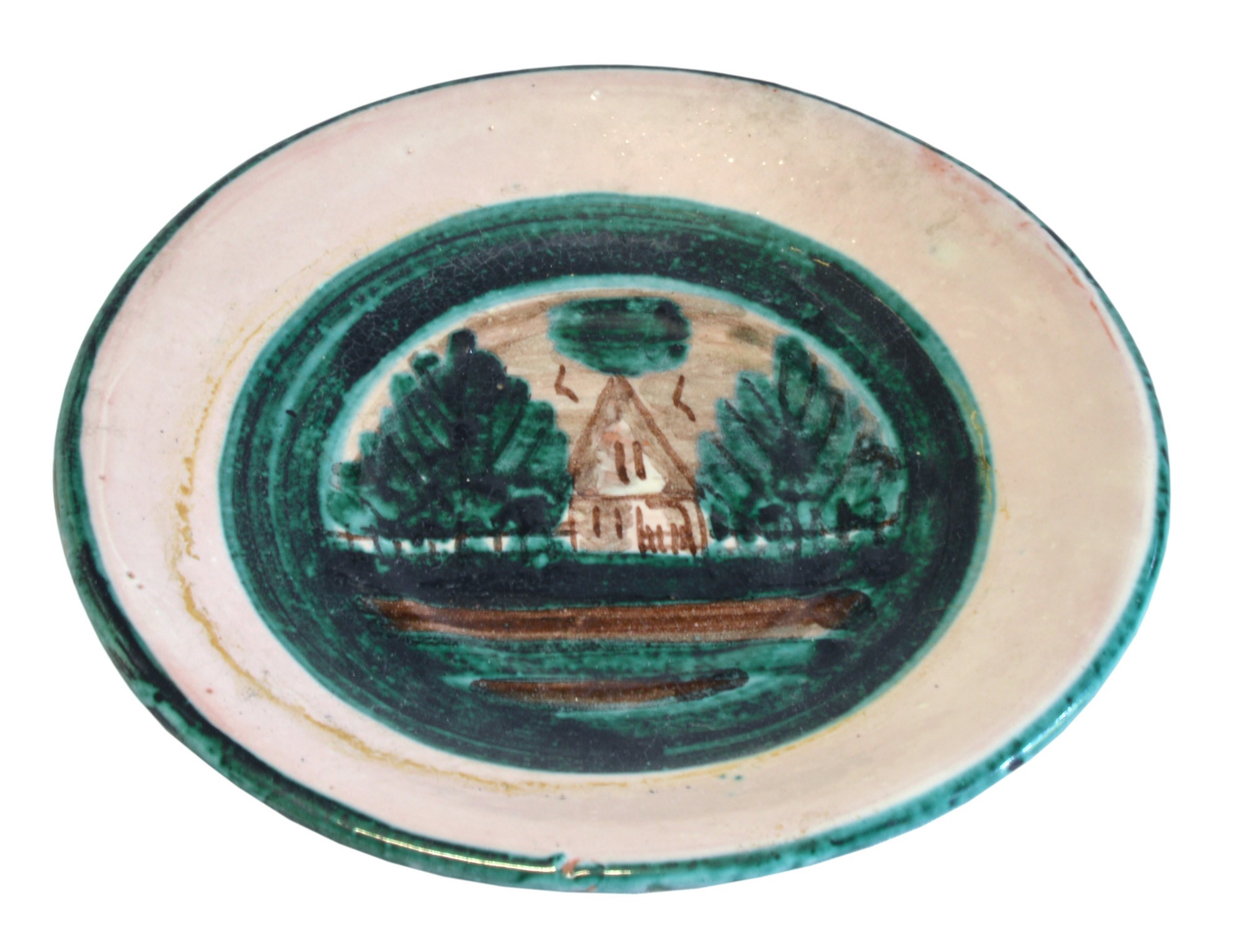 "Házikós" tányérka/csésze alátét (Rippl-Rónai Múzeum CC BY-NC-SA)