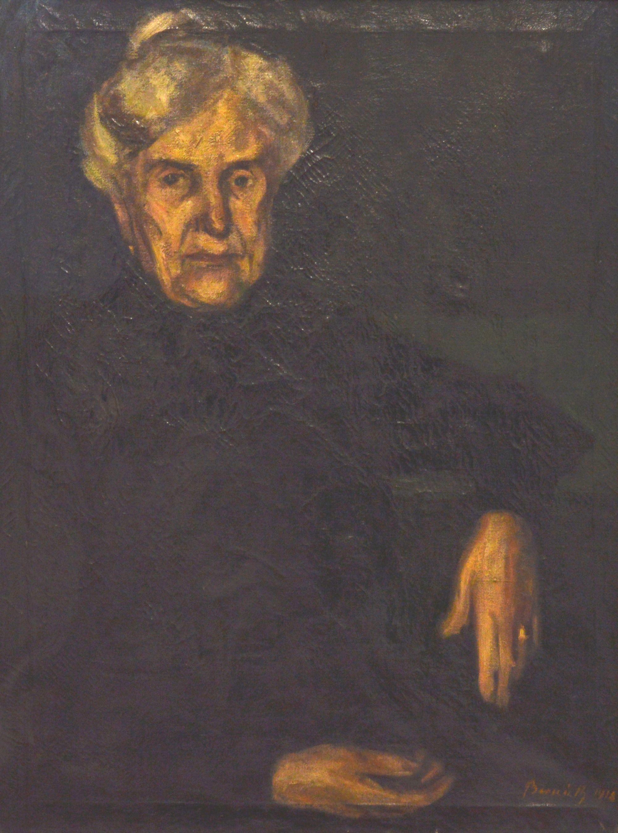 Idős hölgy arcképe (Rippl-Rónai Múzeum CC BY-NC-SA)