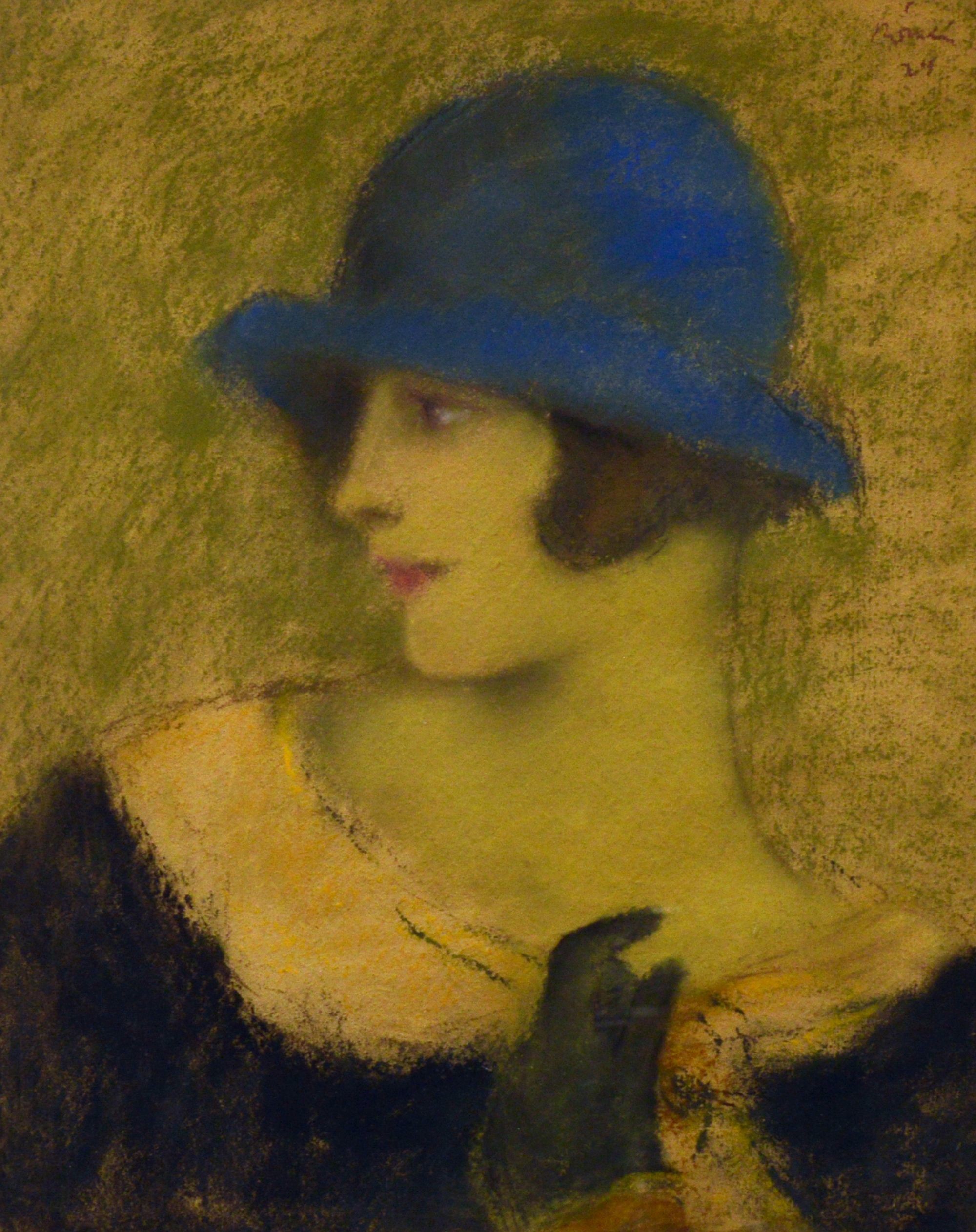Kalapos nő 1924. (Anella) (Rippl-Rónai Múzeum CC BY-NC-ND)