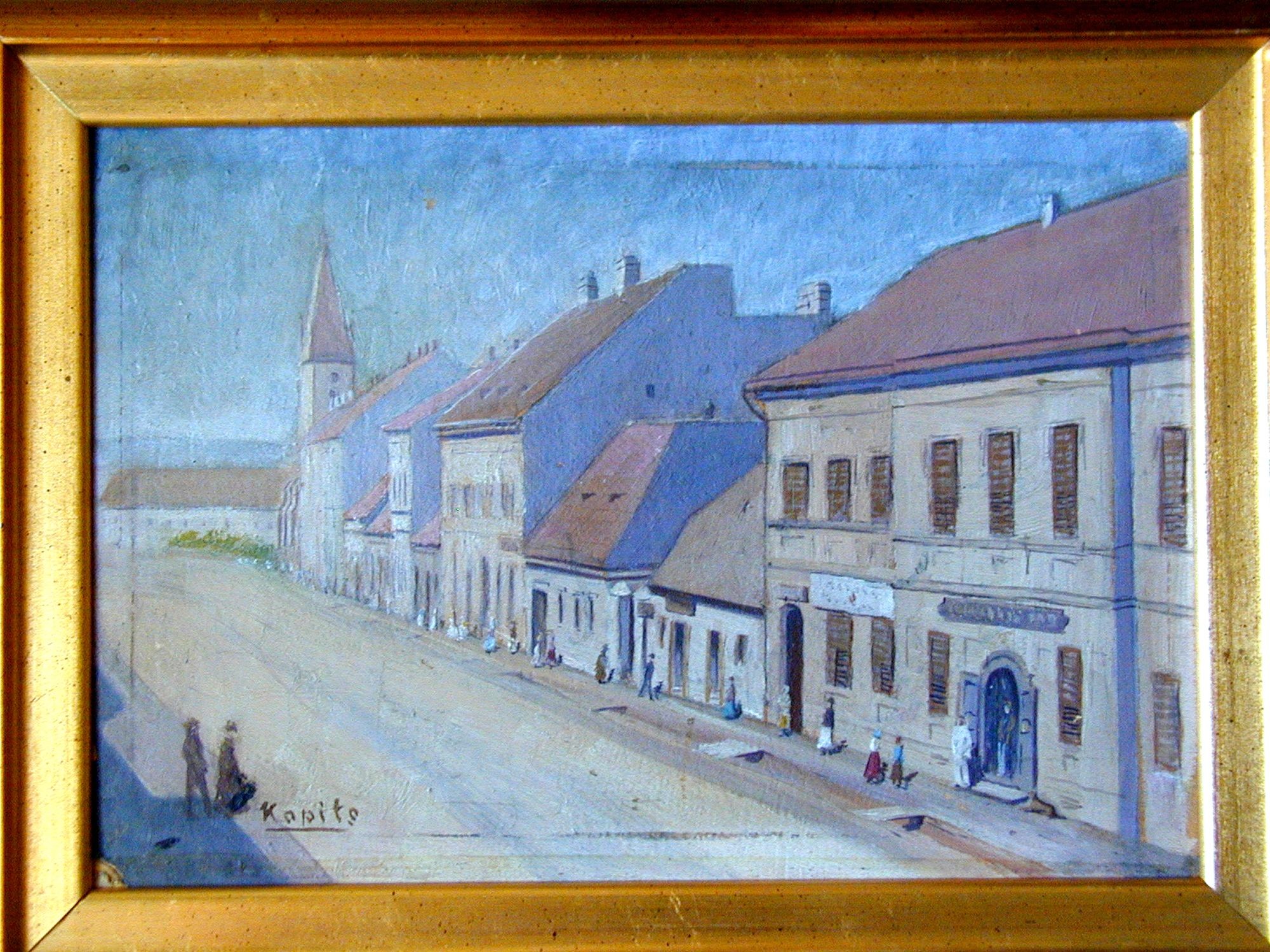 Kaposvár hajdani Fő utcája (Rippl-Rónai Múzeum CC BY-NC-SA)