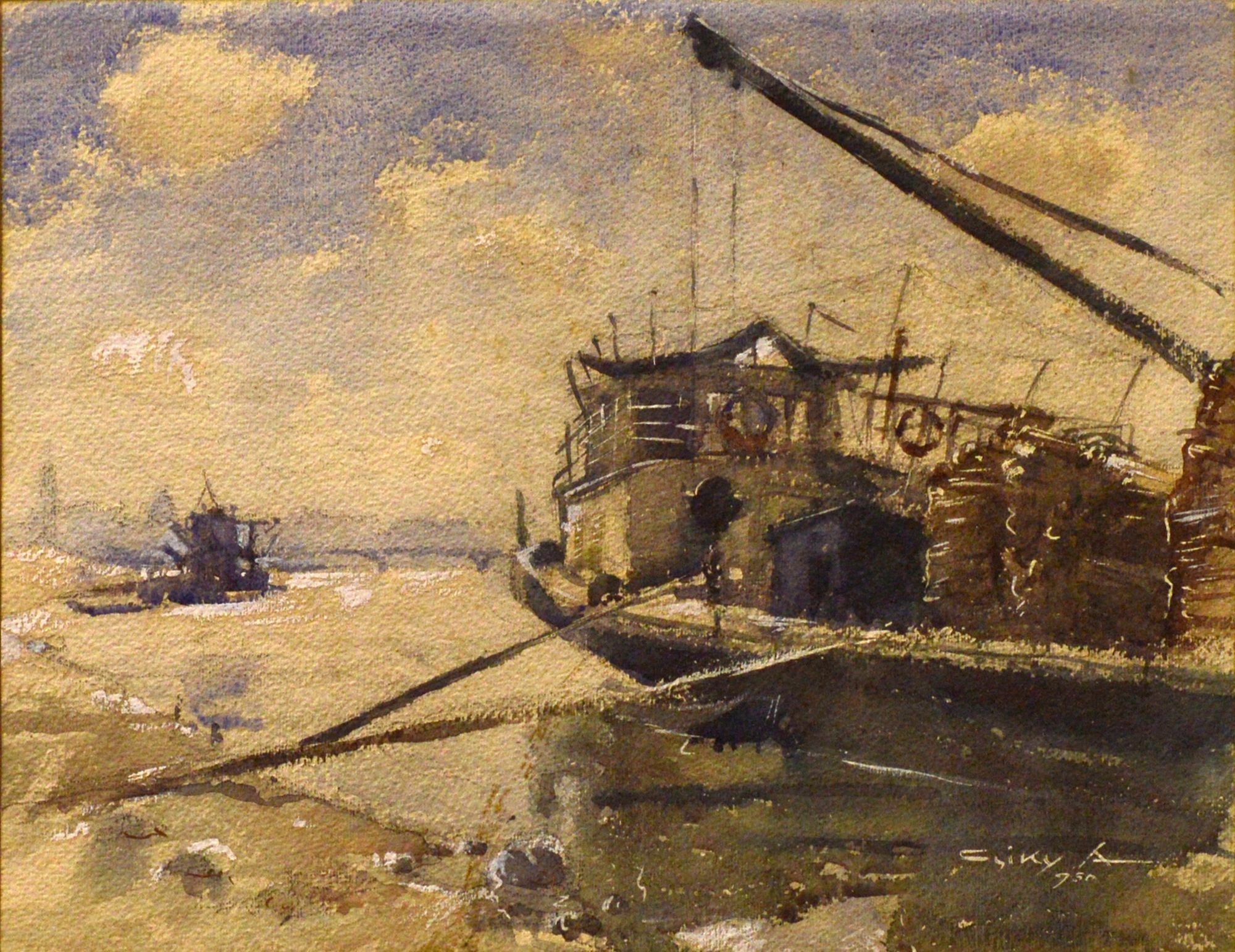 Kikötő (Rippl-Rónai Múzeum CC BY-NC-SA)