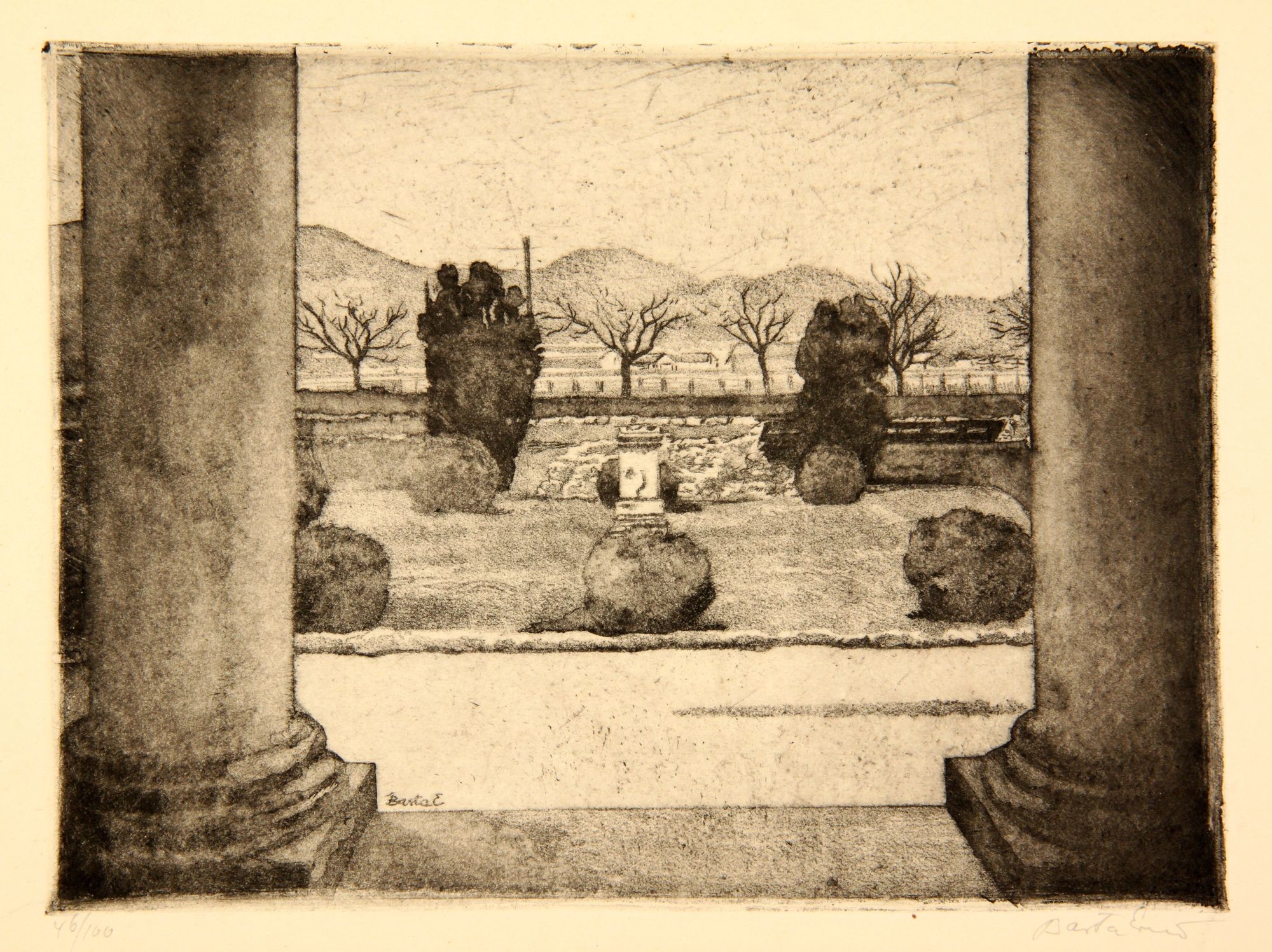 Kilátás az Aquincumi múzeumból (Rippl-Rónai Múzeum CC BY-NC-SA)