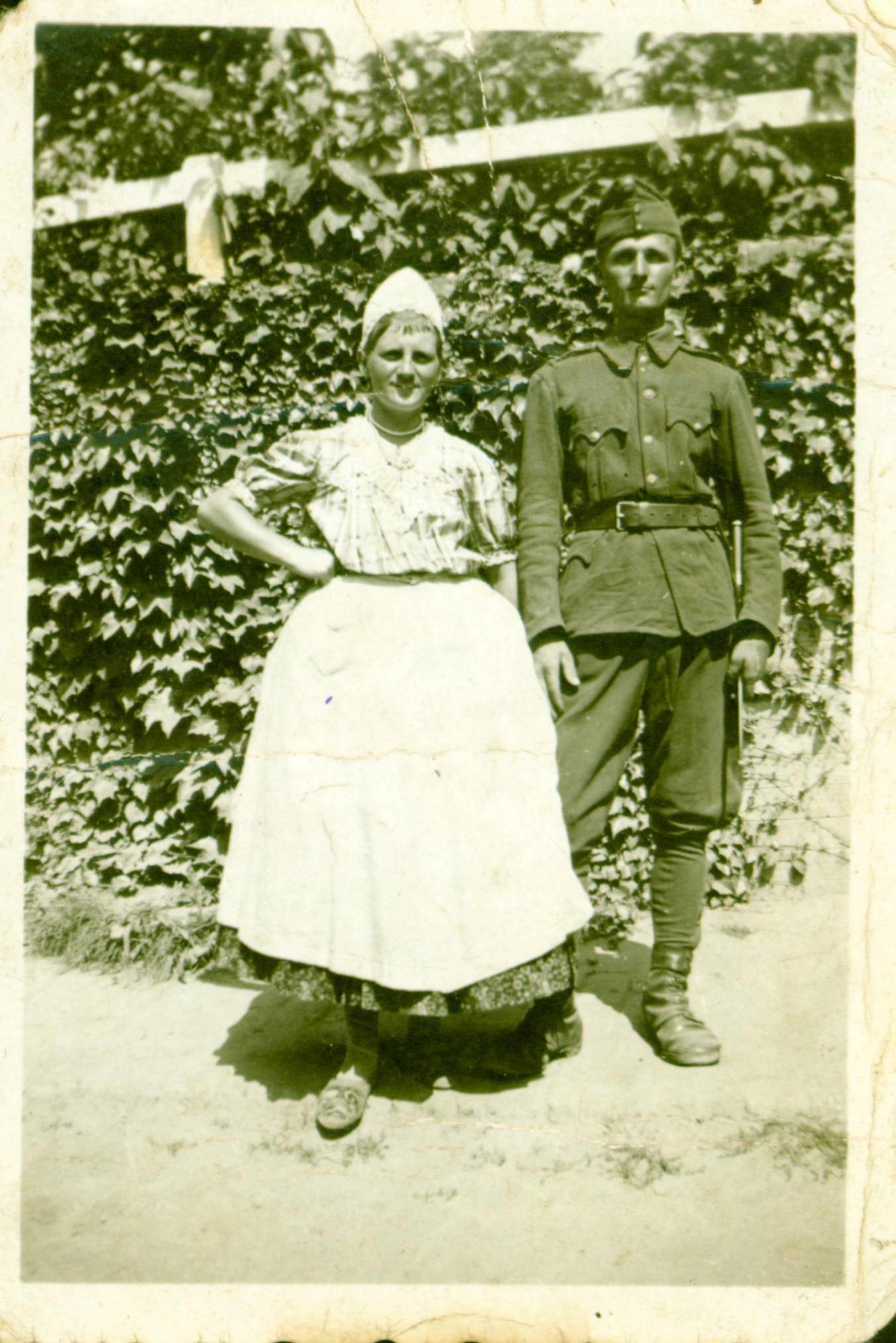 Kis Pál József feleségével Kis Örzsével 1940 körül (Rippl-Rónai Múzeum CC BY-NC-ND)