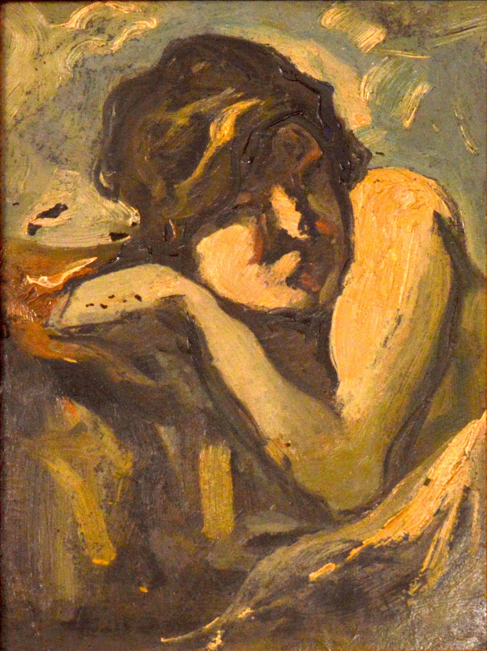 Könyöklő nő (Rippl-Rónai Múzeum CC BY-NC-ND)
