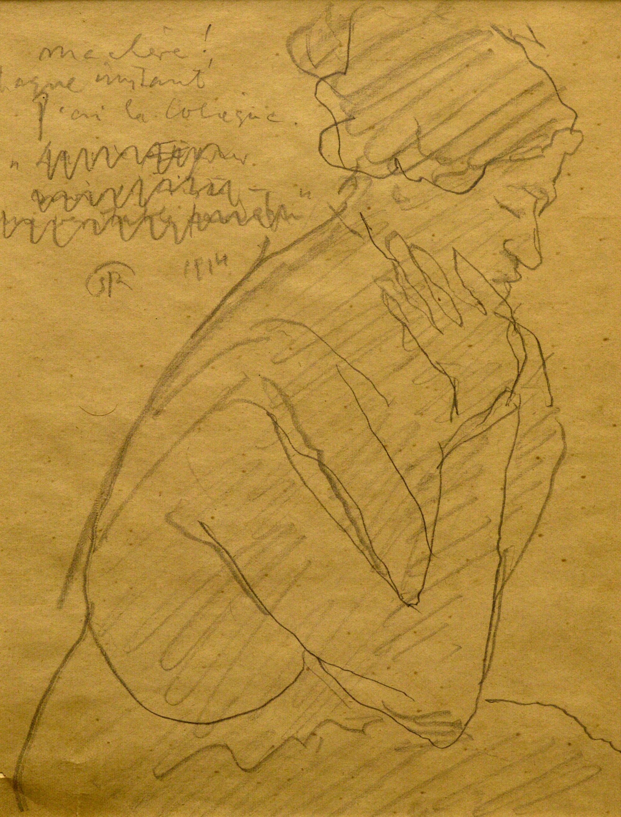 Könyöklő nő (Rippl-Rónai Múzeum CC BY-NC-SA)