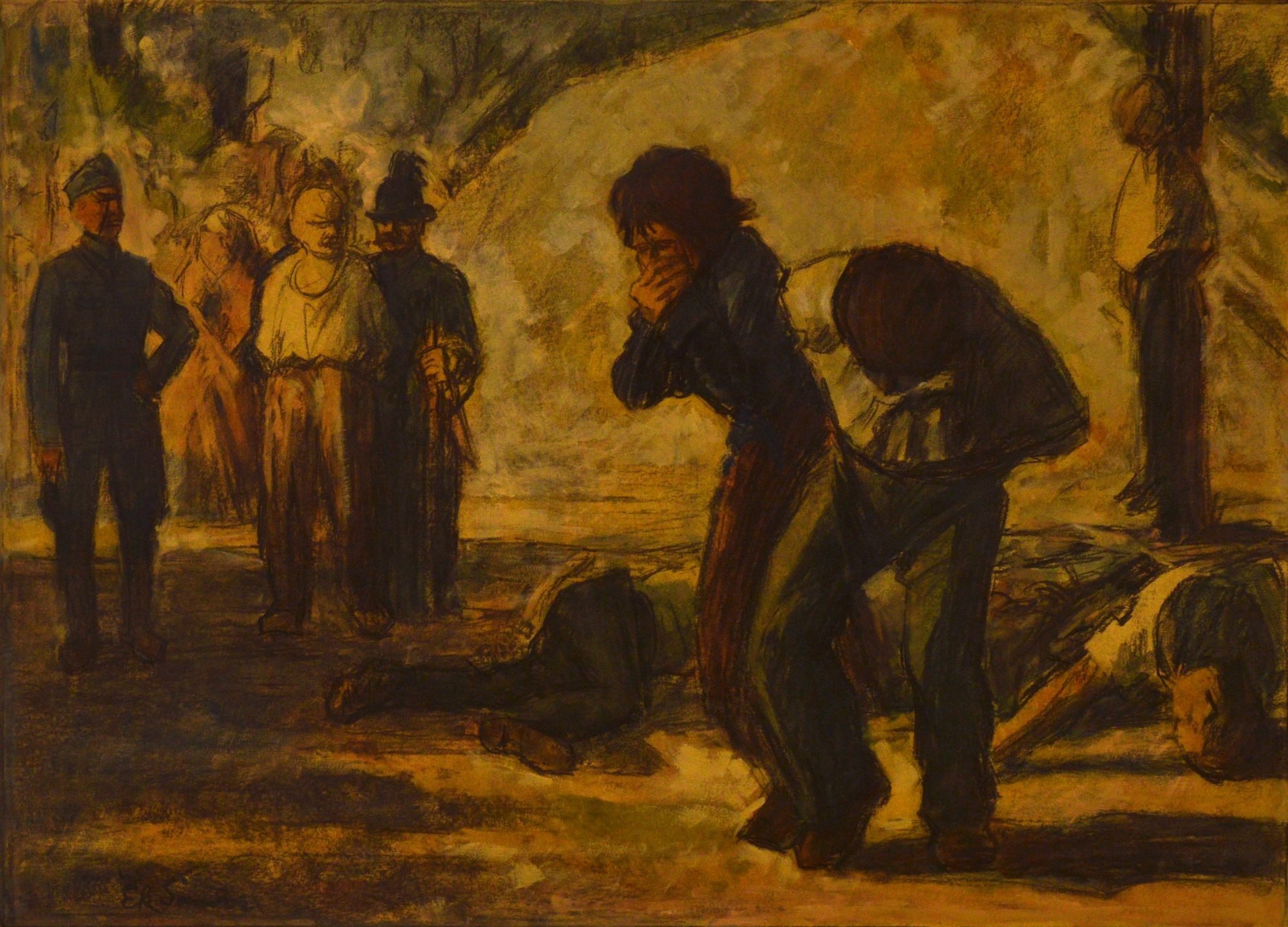 Kommunisták kivégzése Szekszárdon 1919 (Rippl-Rónai Múzeum CC BY-NC-SA)