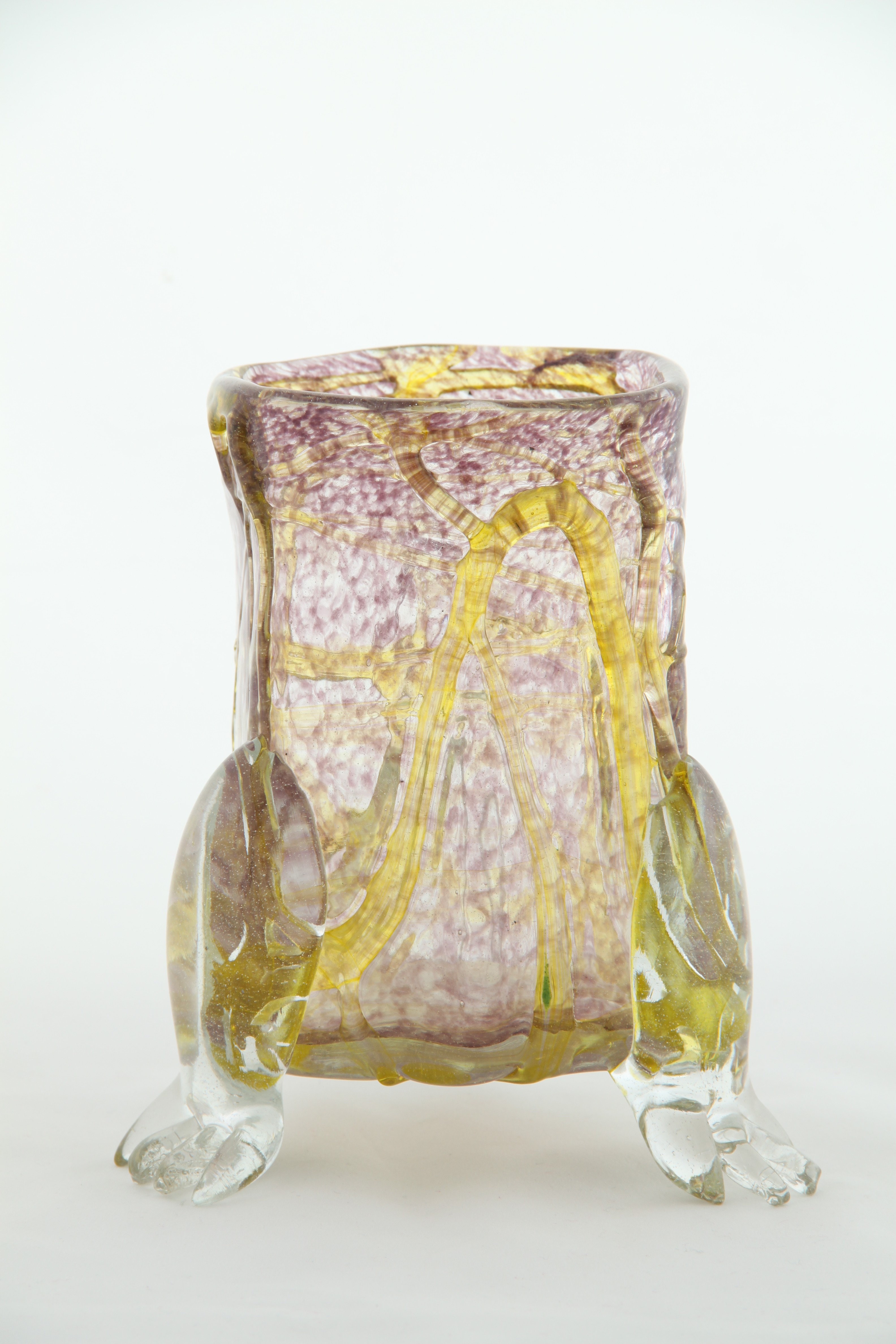 Lábak III. bordó erezetes és sárga (Rippl-Rónai Múzeum CC BY-NC-ND)