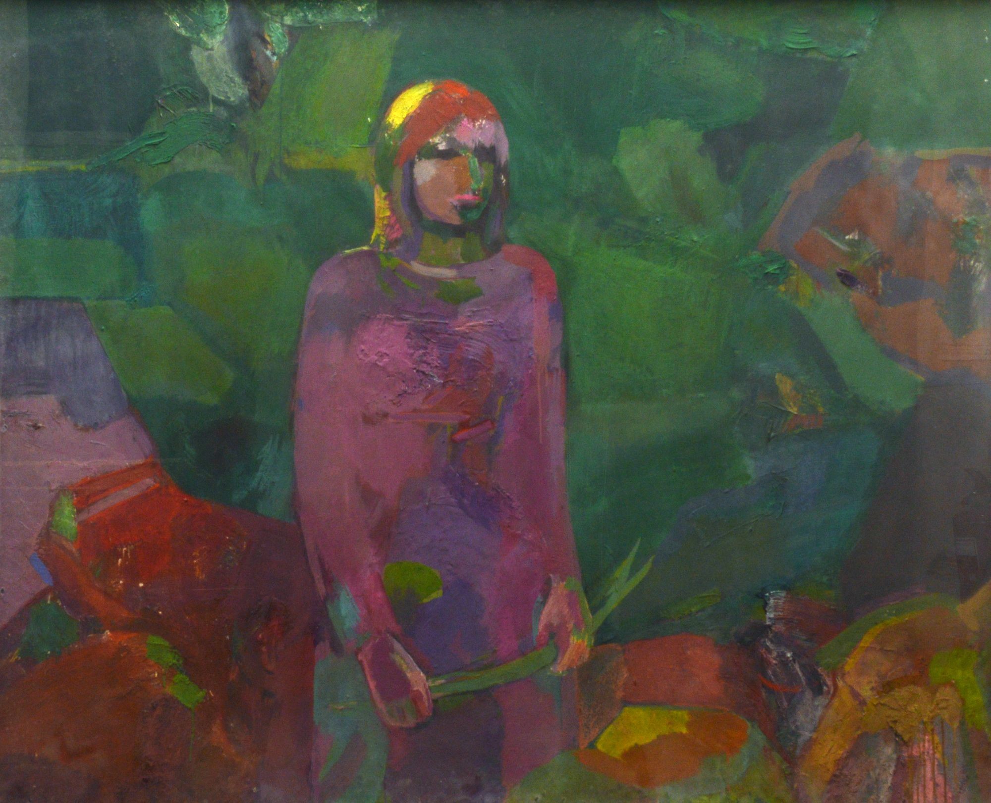 Lány zöldben (Rippl-Rónai Múzeum CC BY-NC-ND)