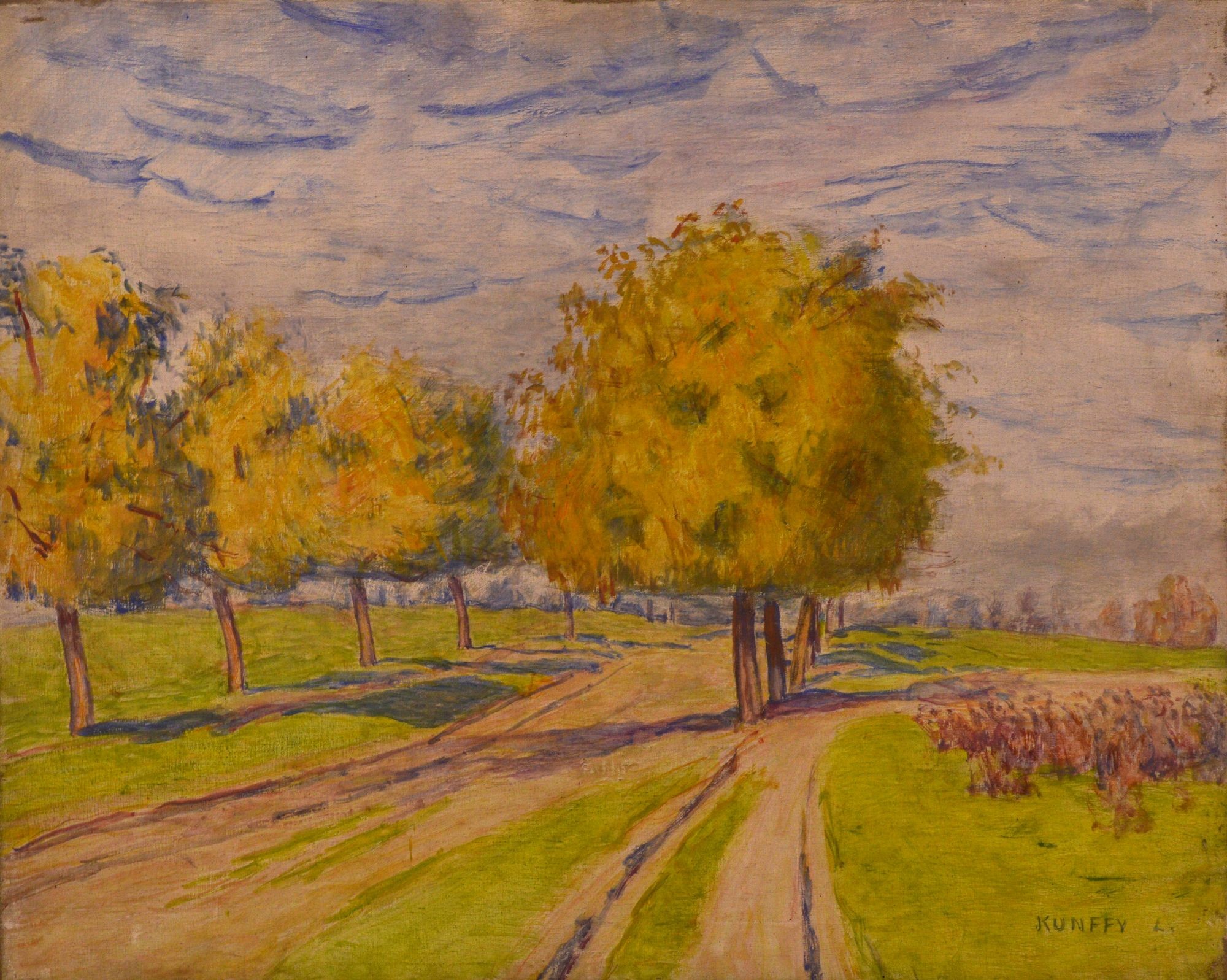 Lellei út ősszel (Rippl-Rónai Múzeum CC BY-NC-SA)