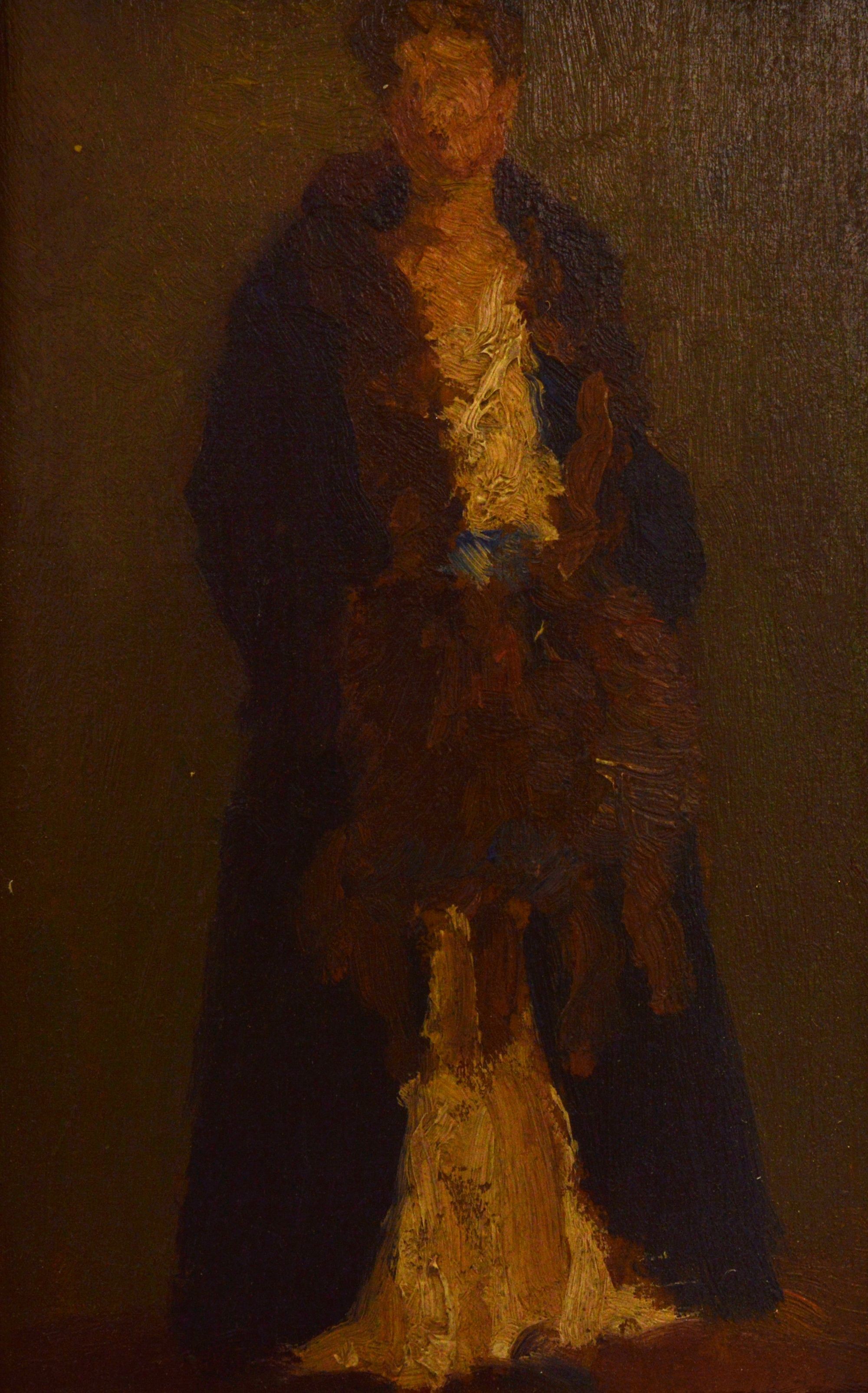 Nő bundában (tanulmány) (Rippl-Rónai Múzeum CC BY-NC-SA)