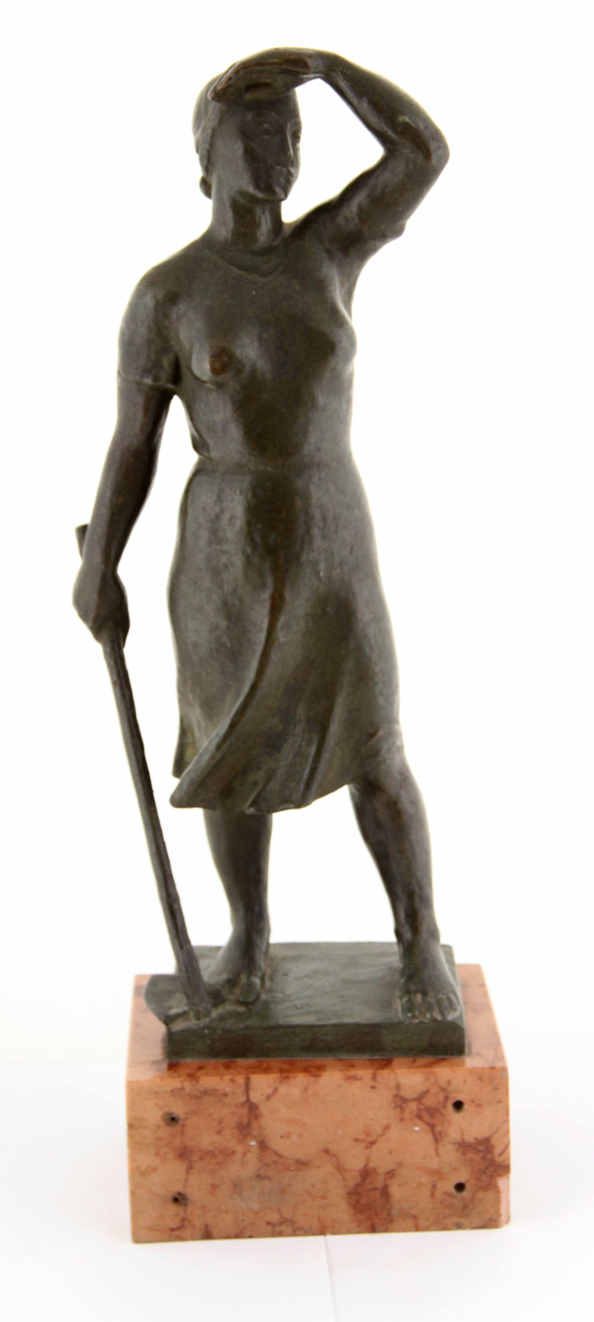 Nő kapával (Rippl-Rónai Múzeum CC BY-NC-SA)