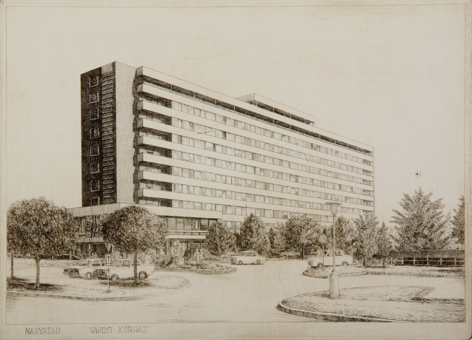 Nagyatád Városi Kórház (Rippl-Rónai Múzeum CC BY-NC-SA)