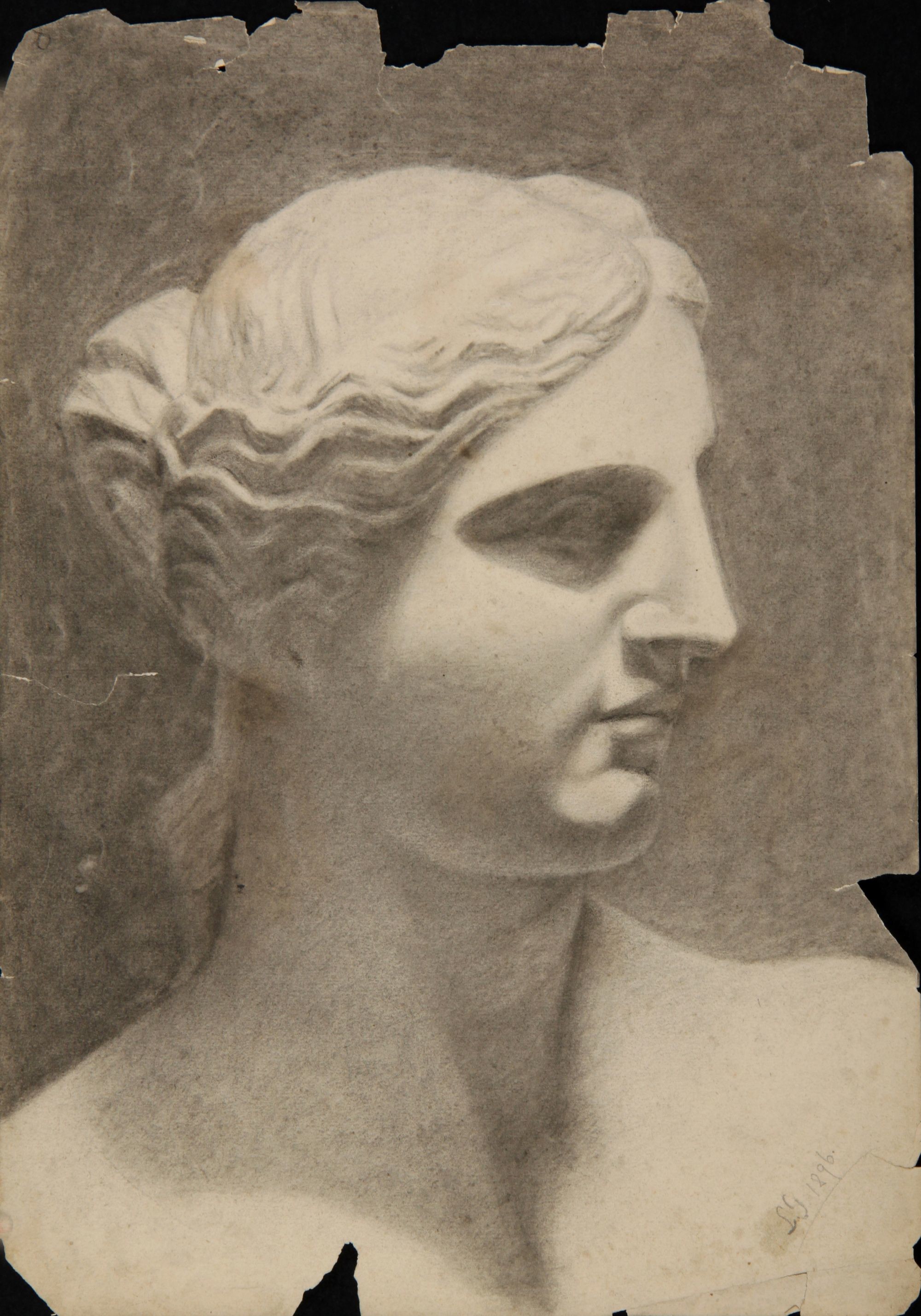 Női fej (Rippl-Rónai Múzeum CC BY-NC-SA)
