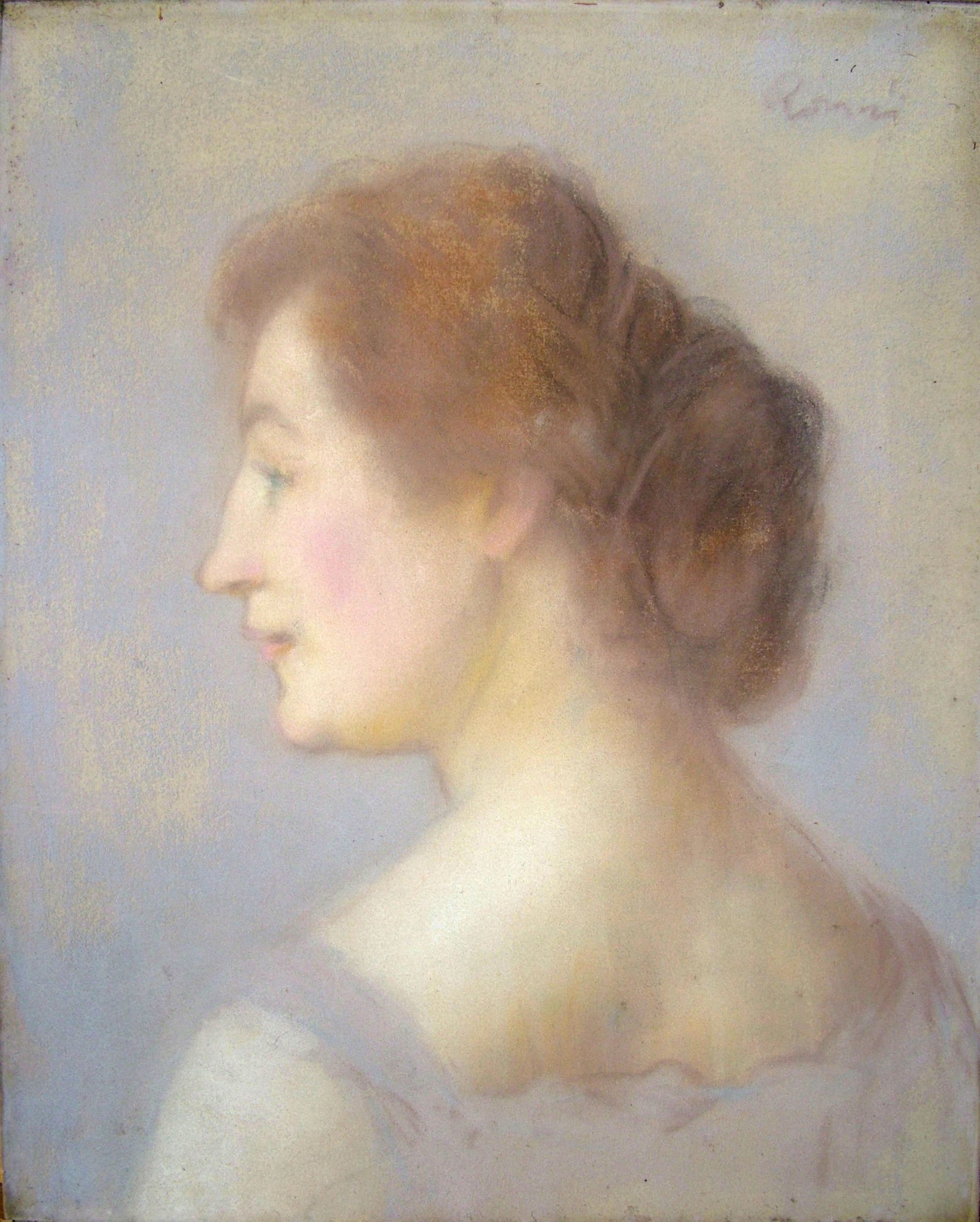 Női profil (Dr. Ullmann Antalné arcképe) (Rippl-Rónai Múzeum CC BY-NC-ND)