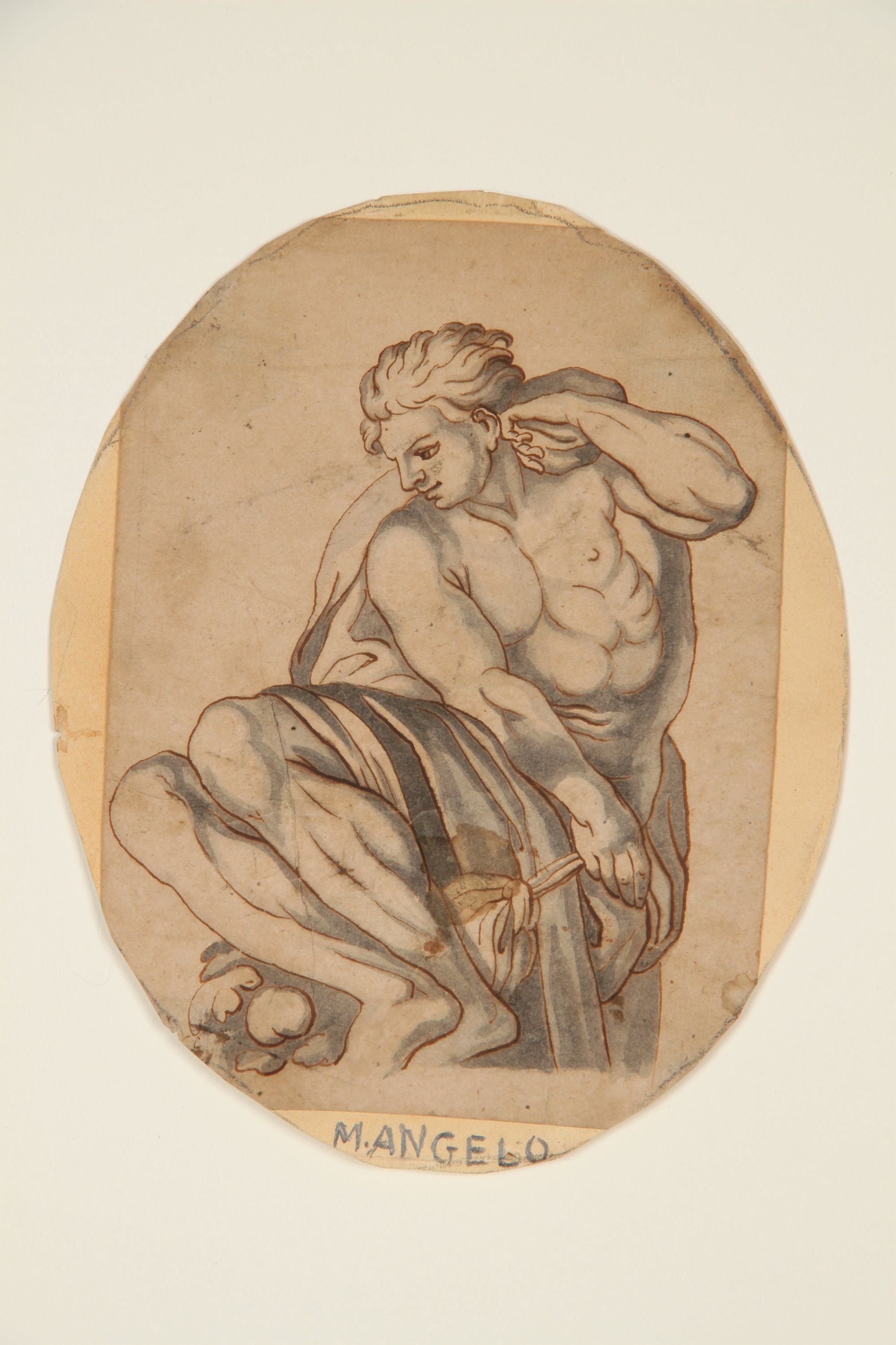 Olasz másolat Michelangelo alakja után (Rippl-Rónai Múzeum CC BY-NC-ND)