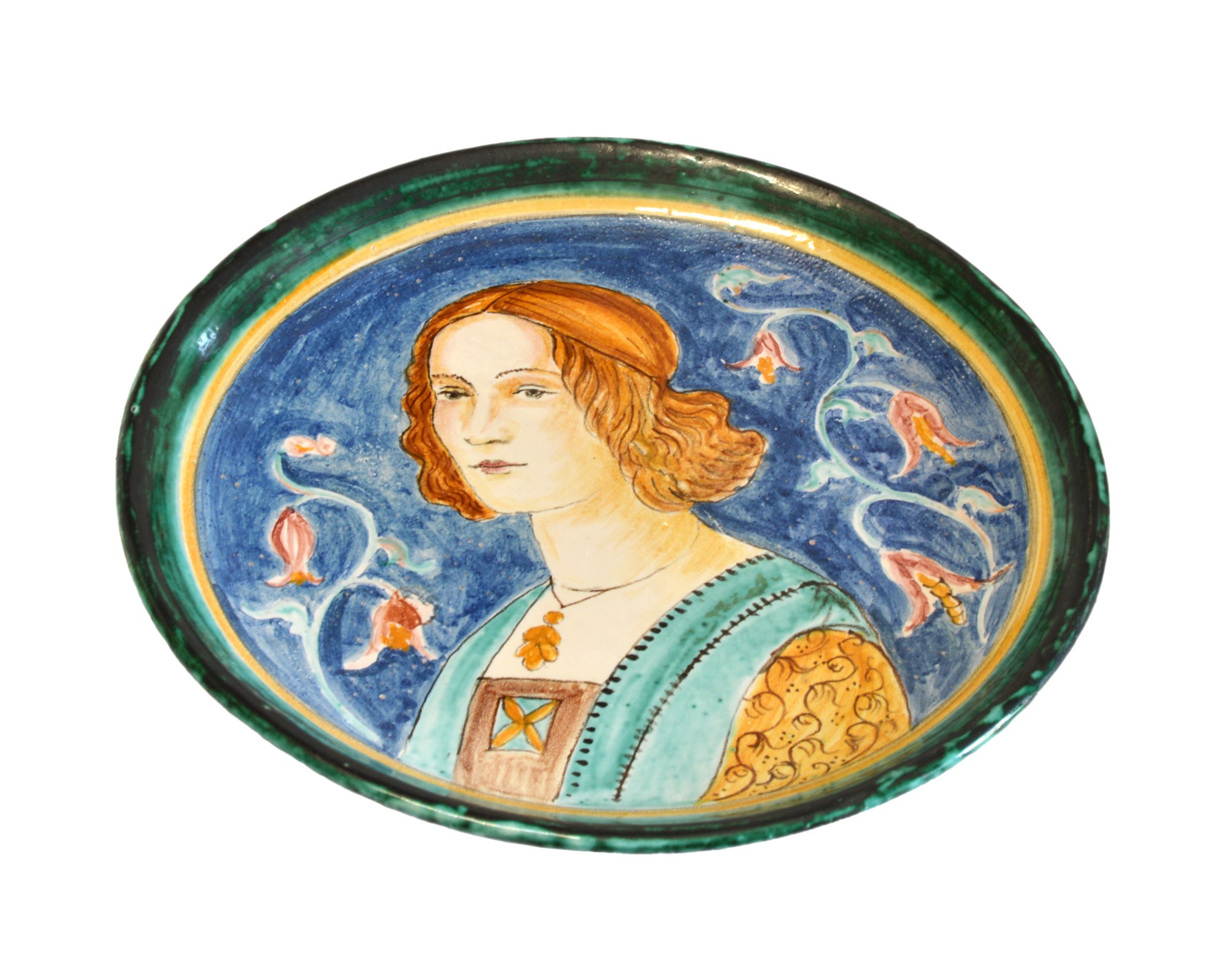 "Olaszfejes" fali tányér (Rippl-Rónai Múzeum CC BY-NC-SA)