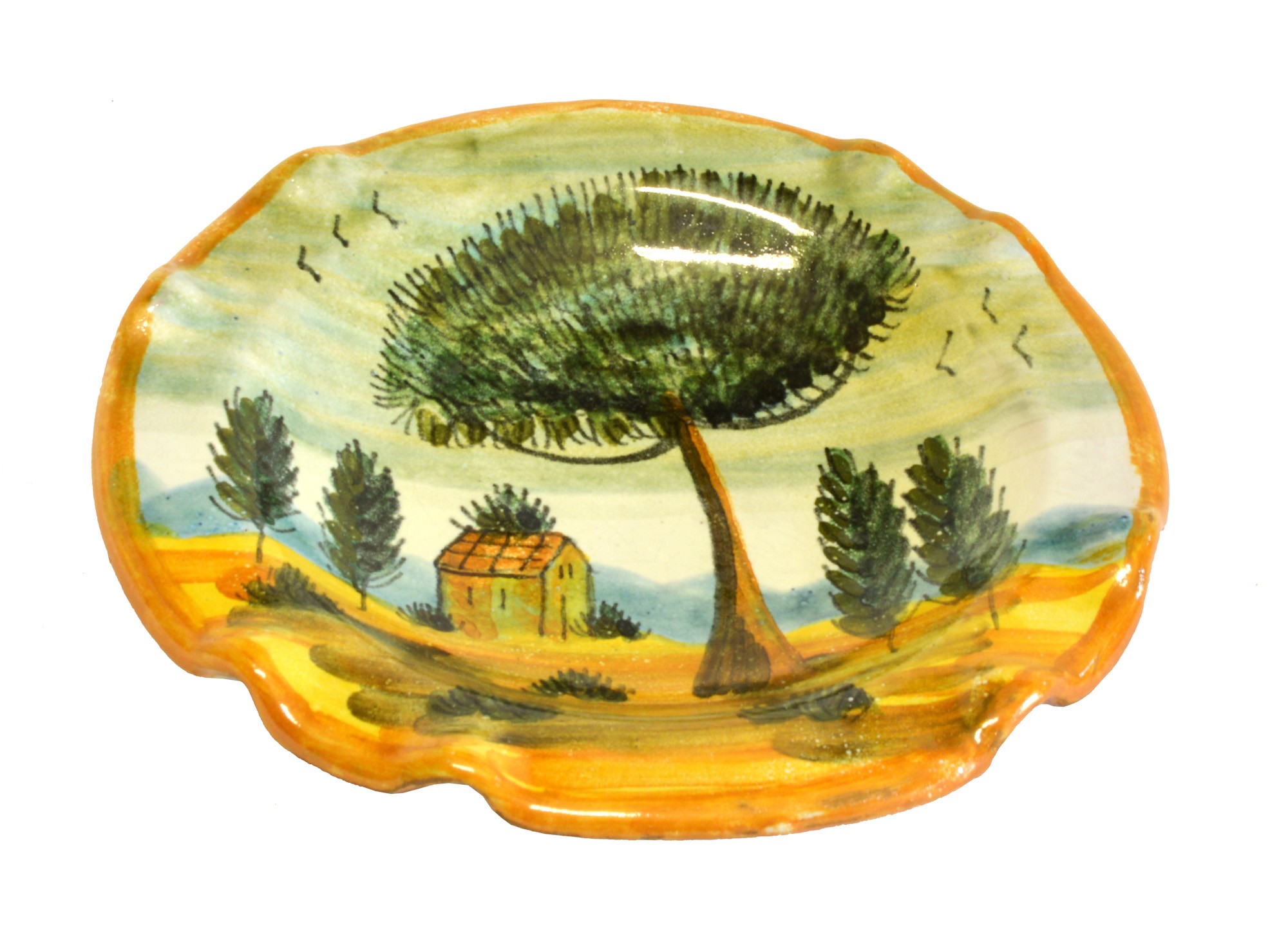"Olasztájas" tányérka (Rippl-Rónai Múzeum CC BY-NC-SA)