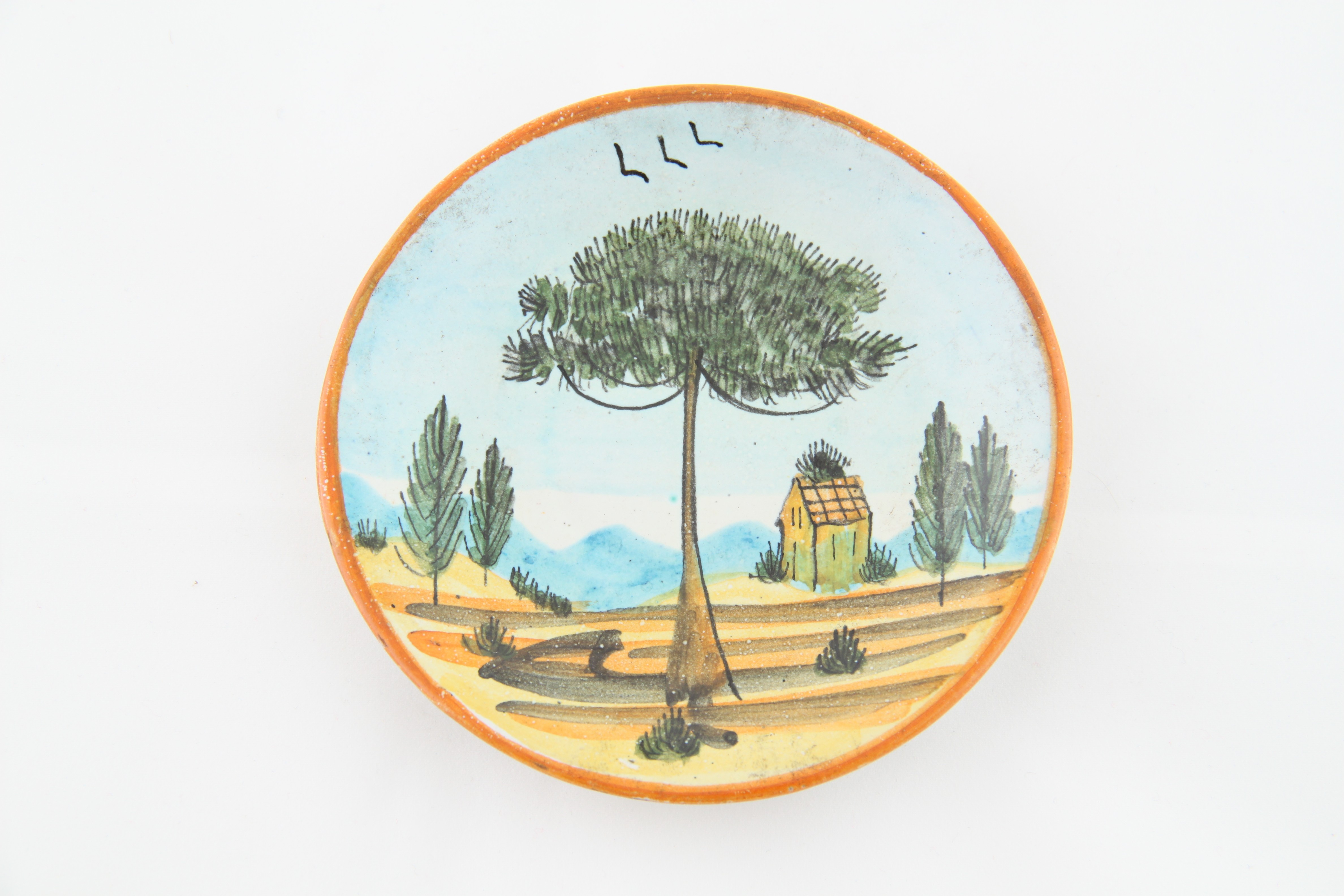 "Olasztájas" tányérka/csésze alátét (Rippl-Rónai Múzeum CC BY-NC-ND)