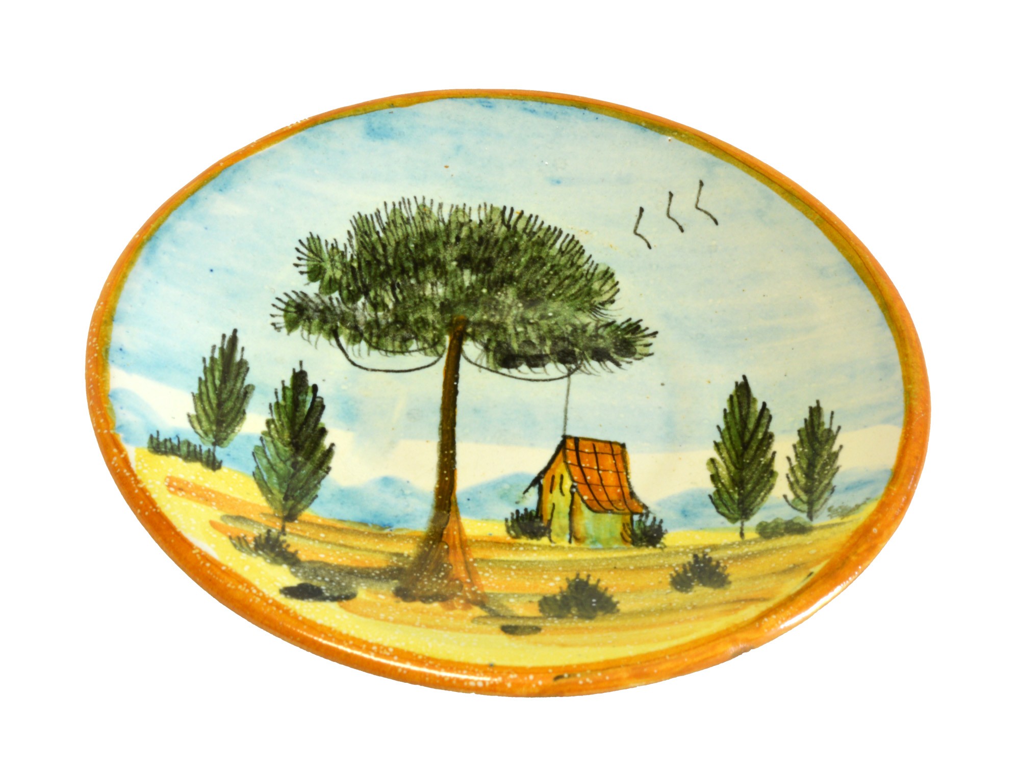 "Olasztájas" tányérka/csésze alátét (Rippl-Rónai Múzeum CC BY-NC-SA)