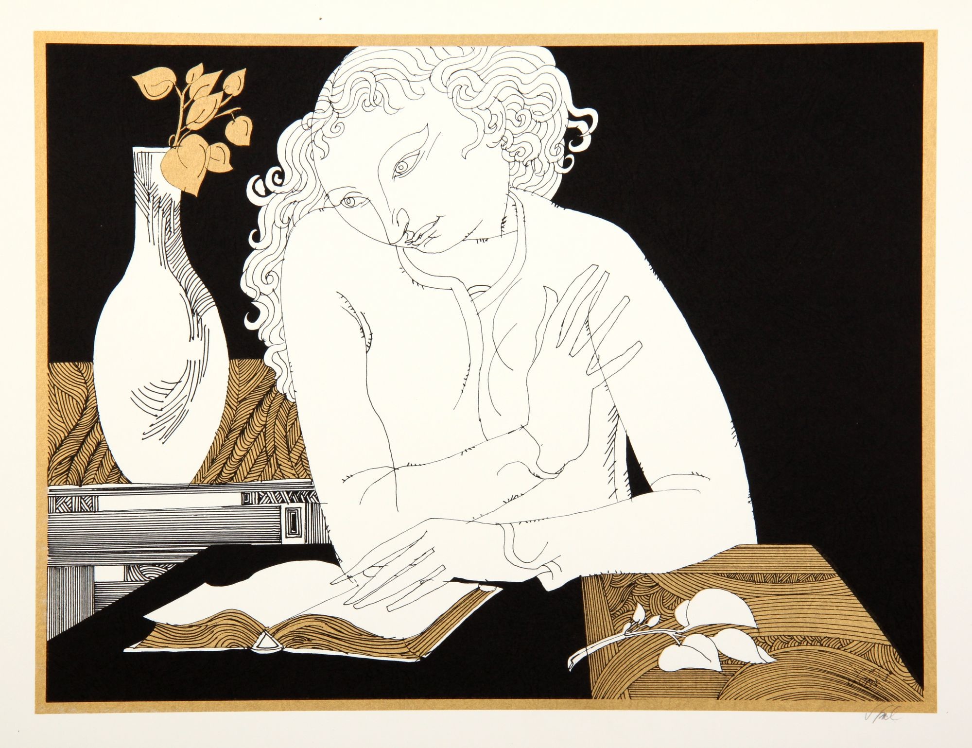 Olvasó nő (Rippl-Rónai Múzeum CC BY-NC-SA)