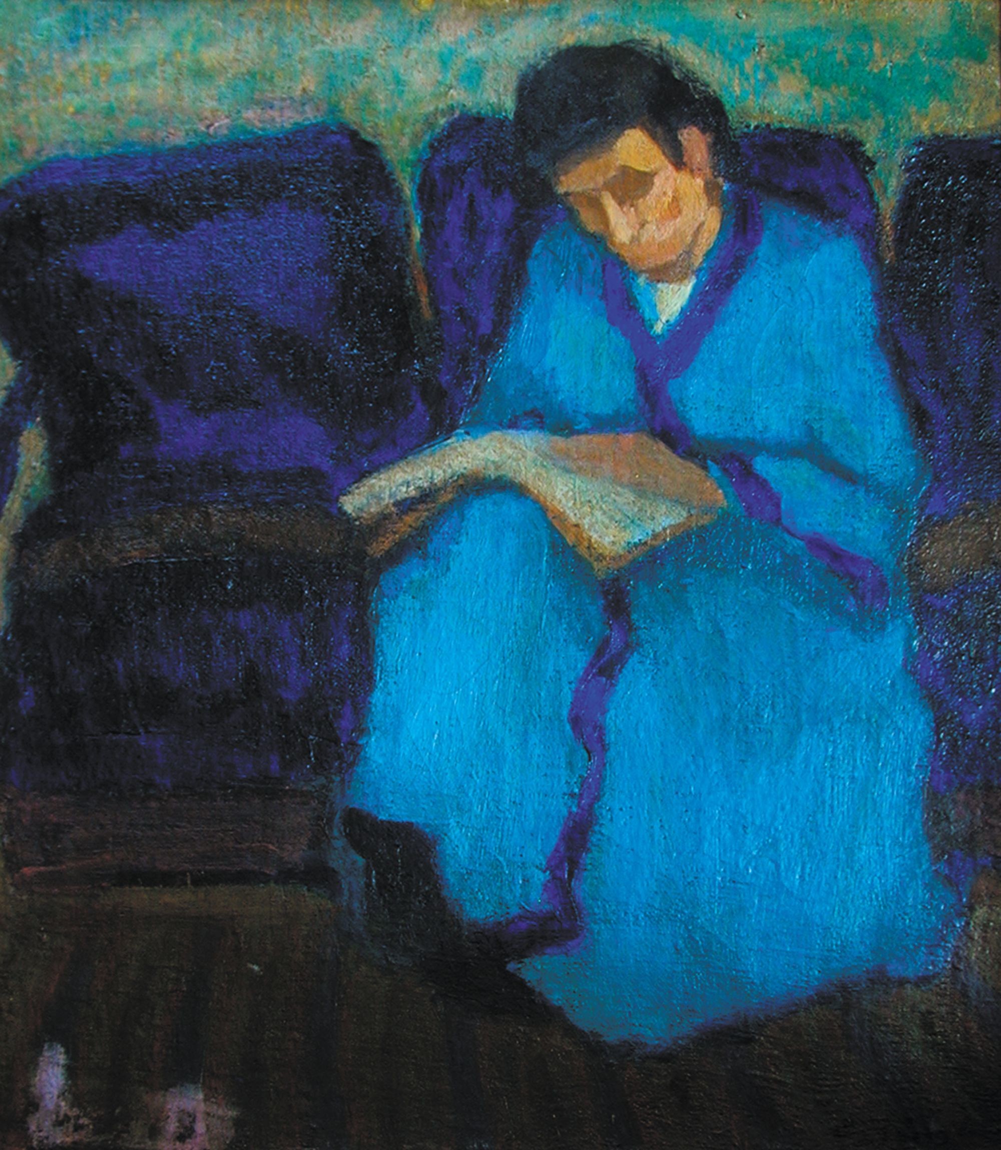 Olvasó öregasszony (Rippl-Rónai Múzeum CC BY-NC-SA)