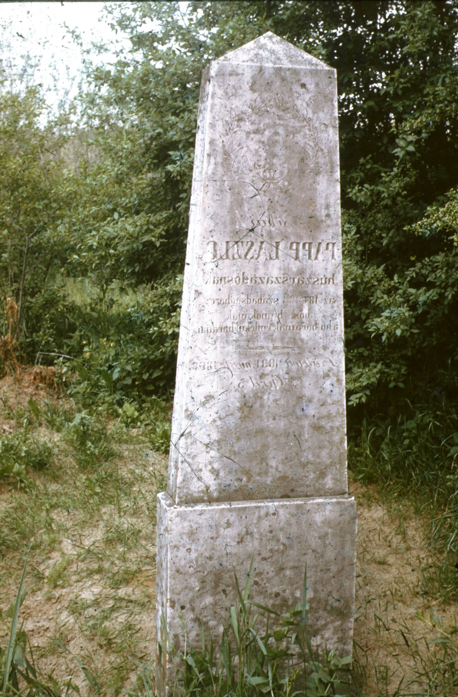 Papp László 1848-as huszár százados síremléke (1831-1868) (Rippl-Rónai Múzeum CC BY-NC-ND)