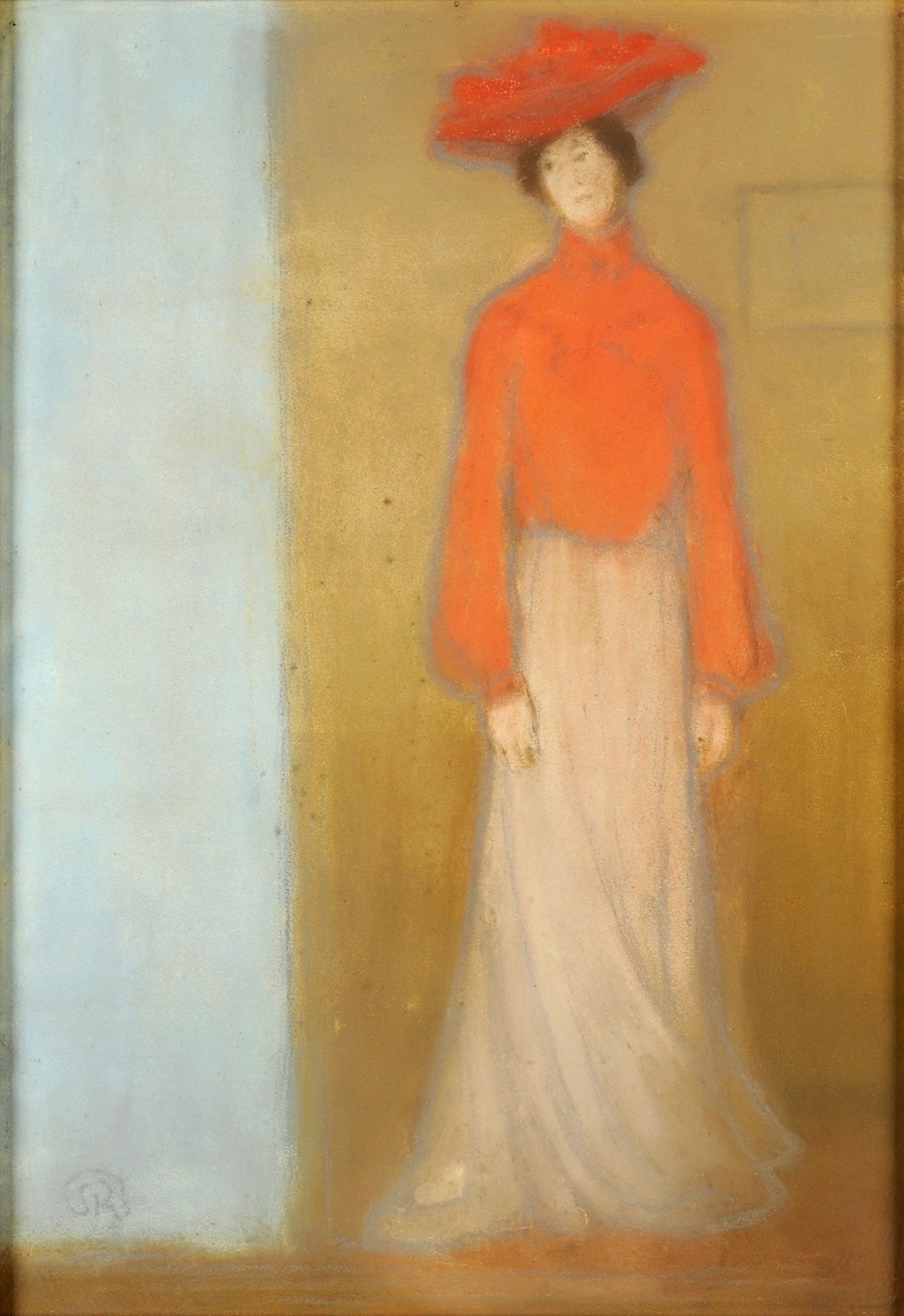 Pirosblúzos nő (Rippl-Rónai Múzeum CC BY-NC-SA)