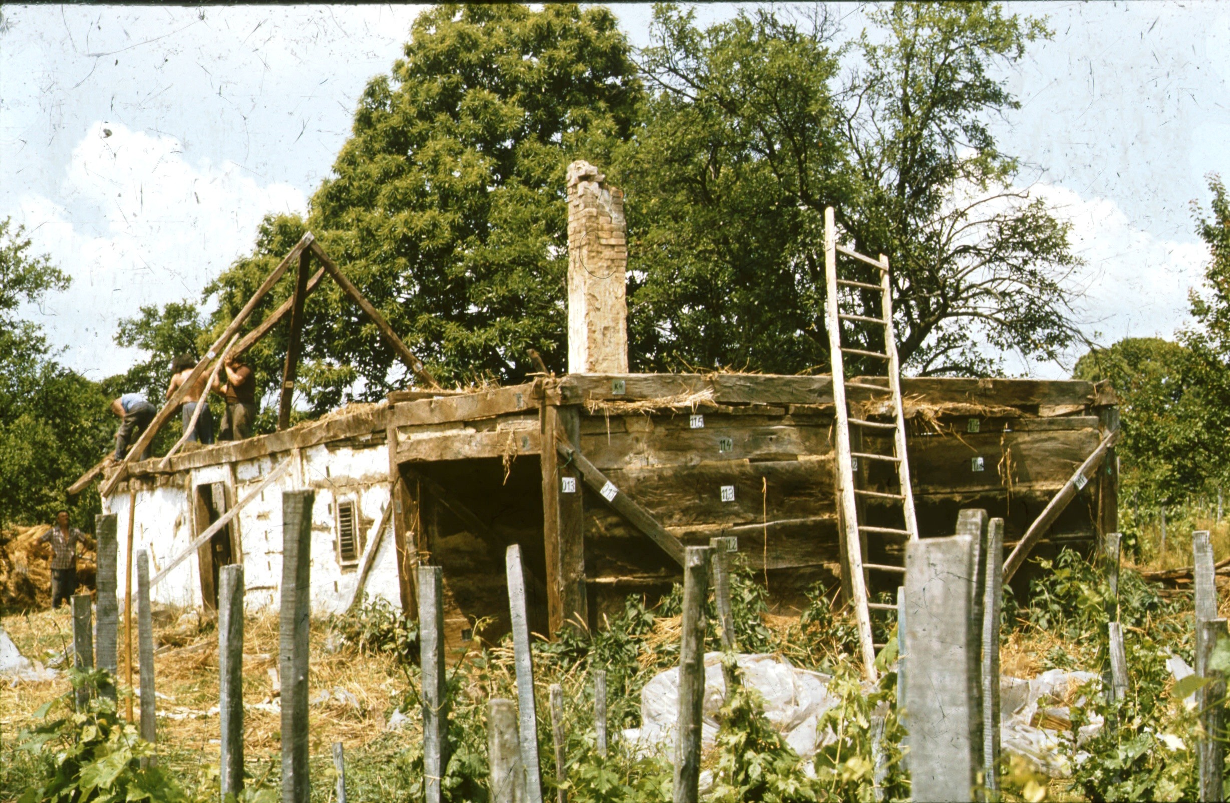 Présház bontása, látkép DK-ről (Rippl-Rónai Múzeum CC BY-NC-ND)