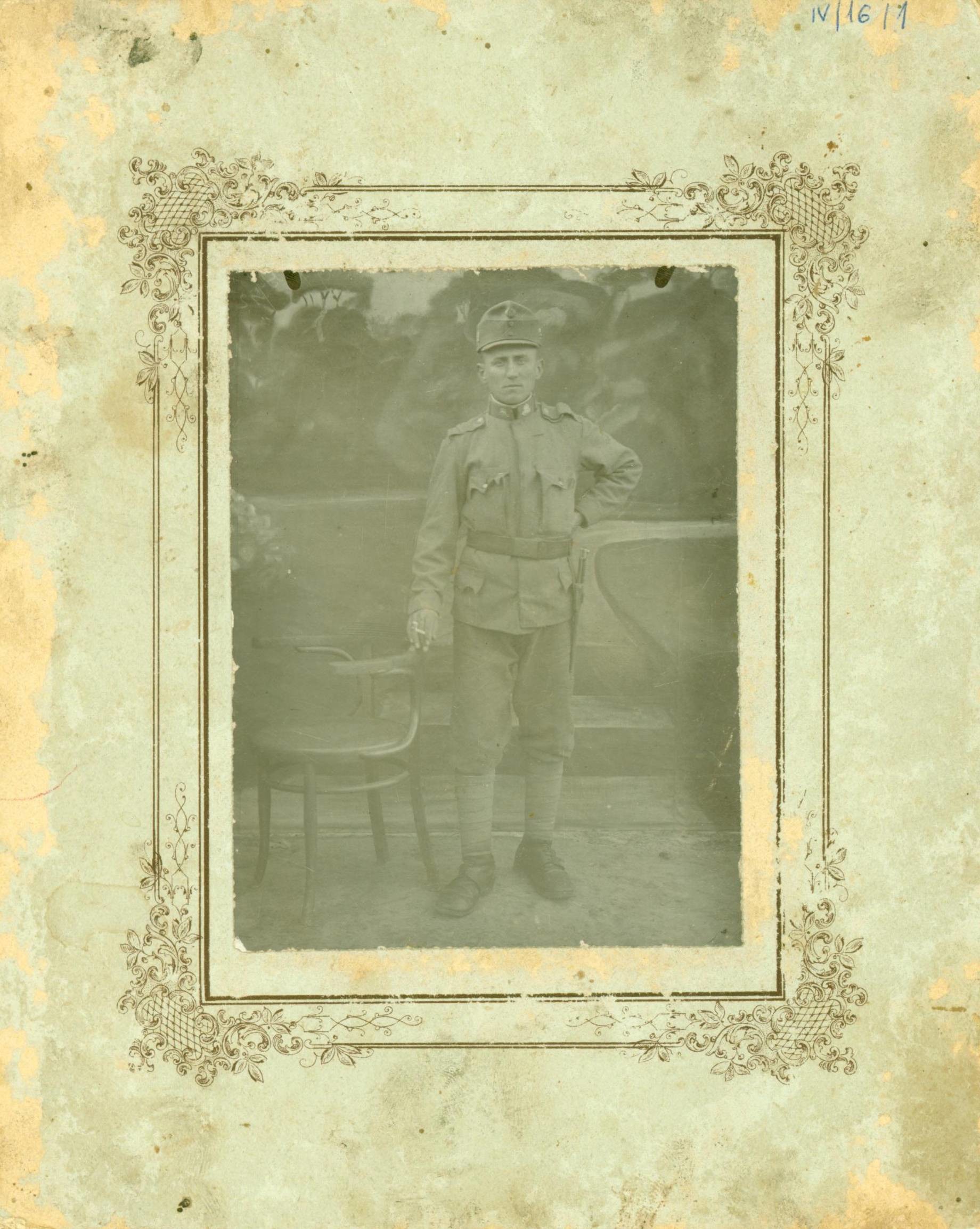 Rippl András gálosfai nagygazda fia az I. világháborúban (Rippl-Rónai Múzeum CC BY-NC-ND)