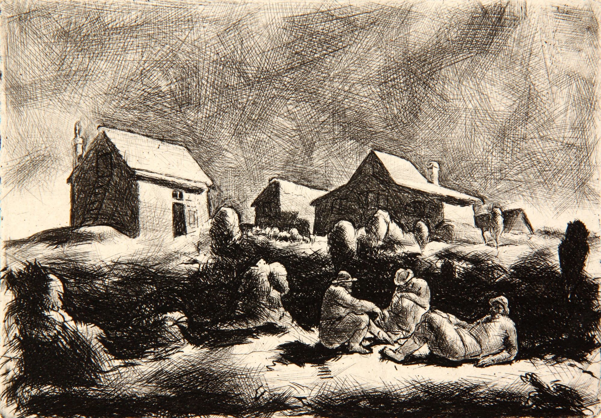 Sashalmi házak (Rippl-Rónai Múzeum CC BY-NC-SA)