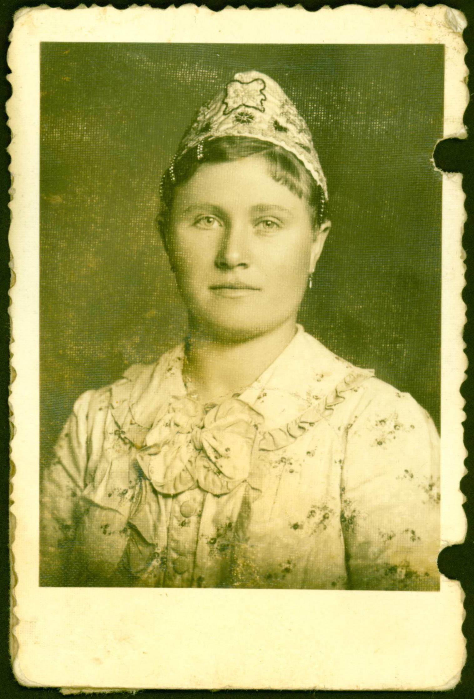 Sipos Jánosné 1940 körül, juhász felesége (Rippl-Rónai Múzeum CC BY-NC-ND)
