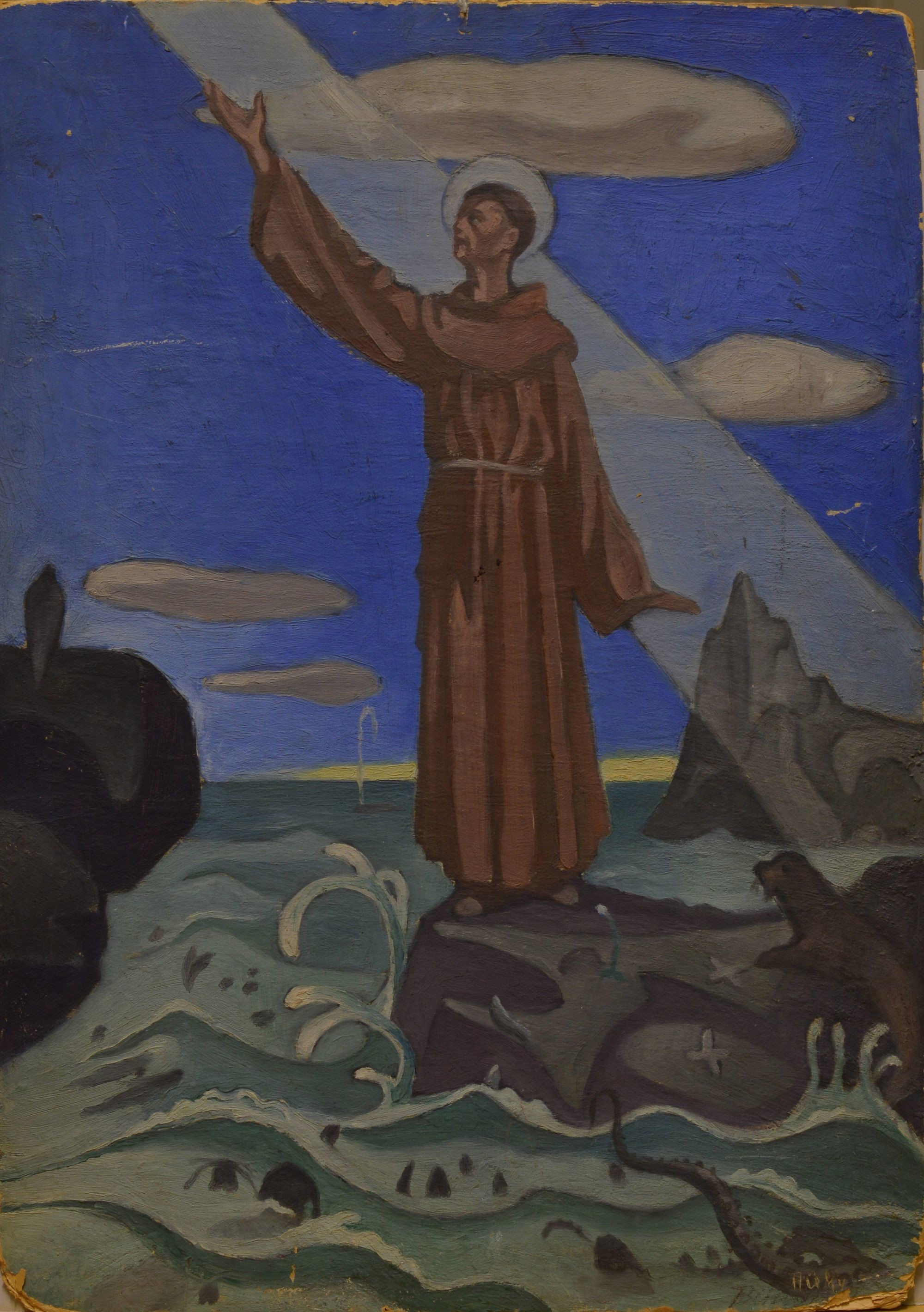 Szent Antal halaknak prédikál (Rippl-Rónai Múzeum CC BY-NC-ND)