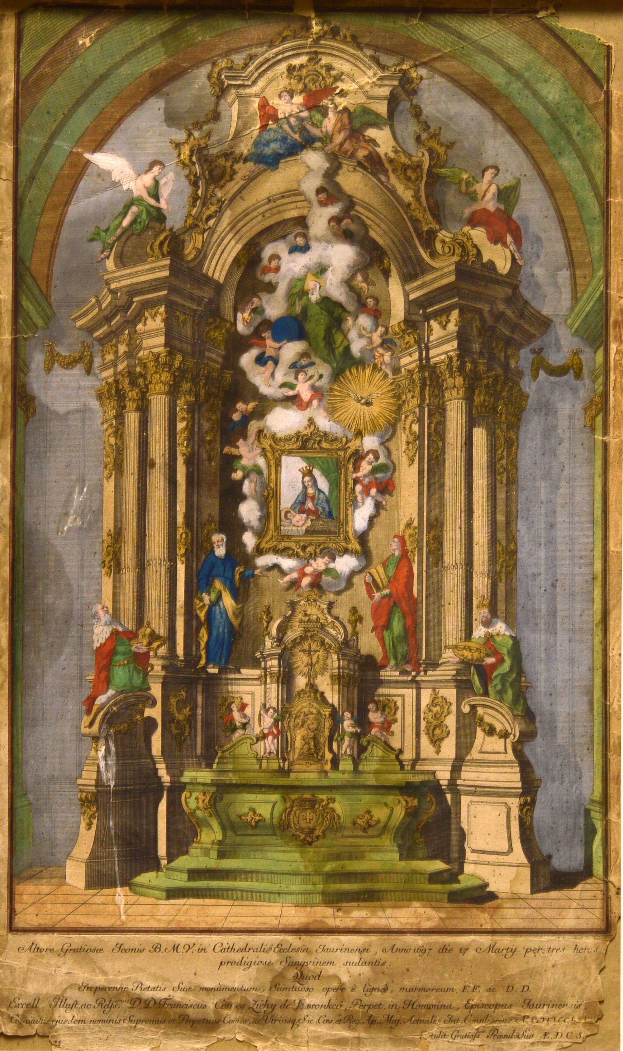 Szent István felajánlja a koronát Szűz Máriának (Rippl-Rónai Múzeum CC BY-NC-ND)