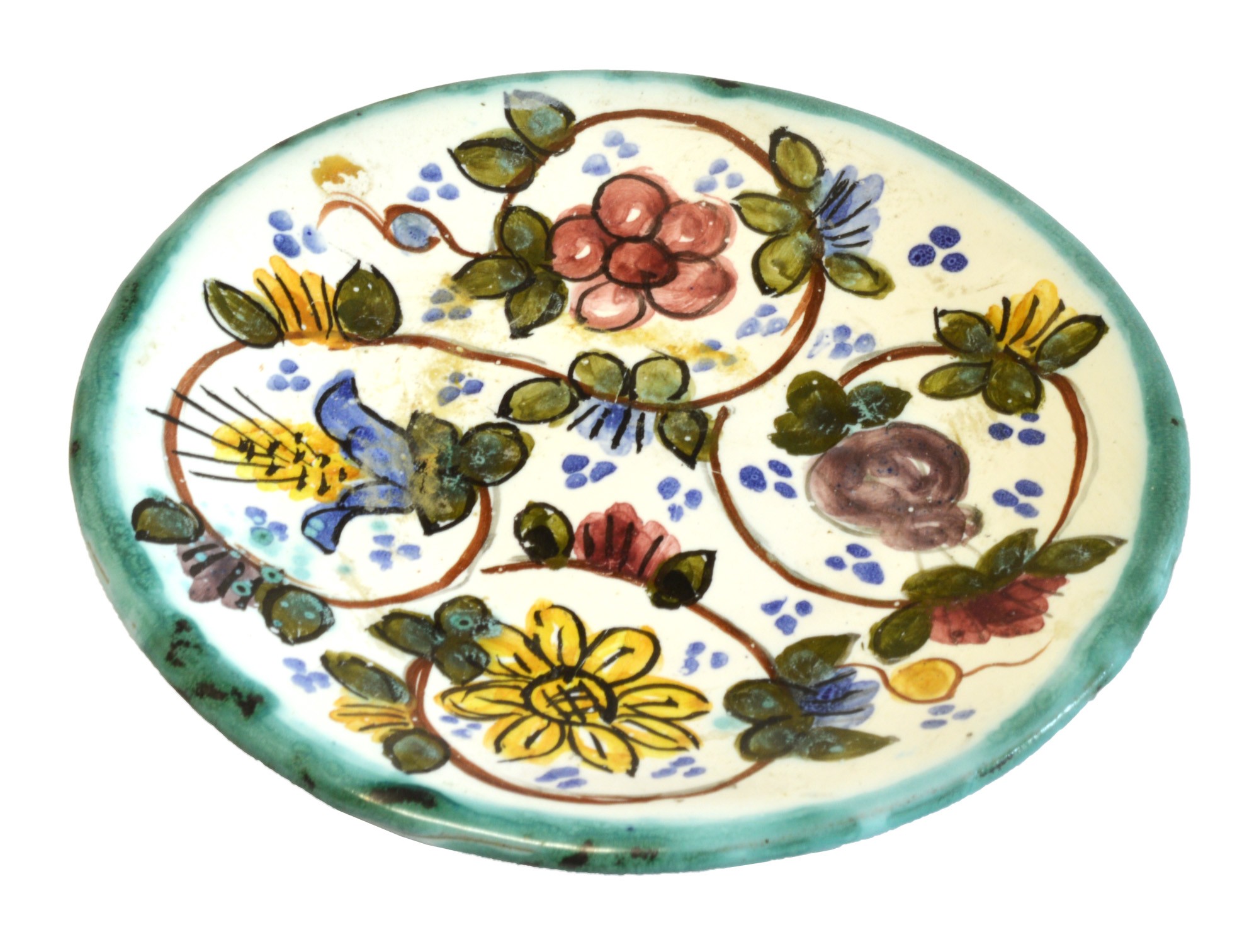 "Szépvirágos" tányérka (Rippl-Rónai Múzeum CC BY-NC-SA)