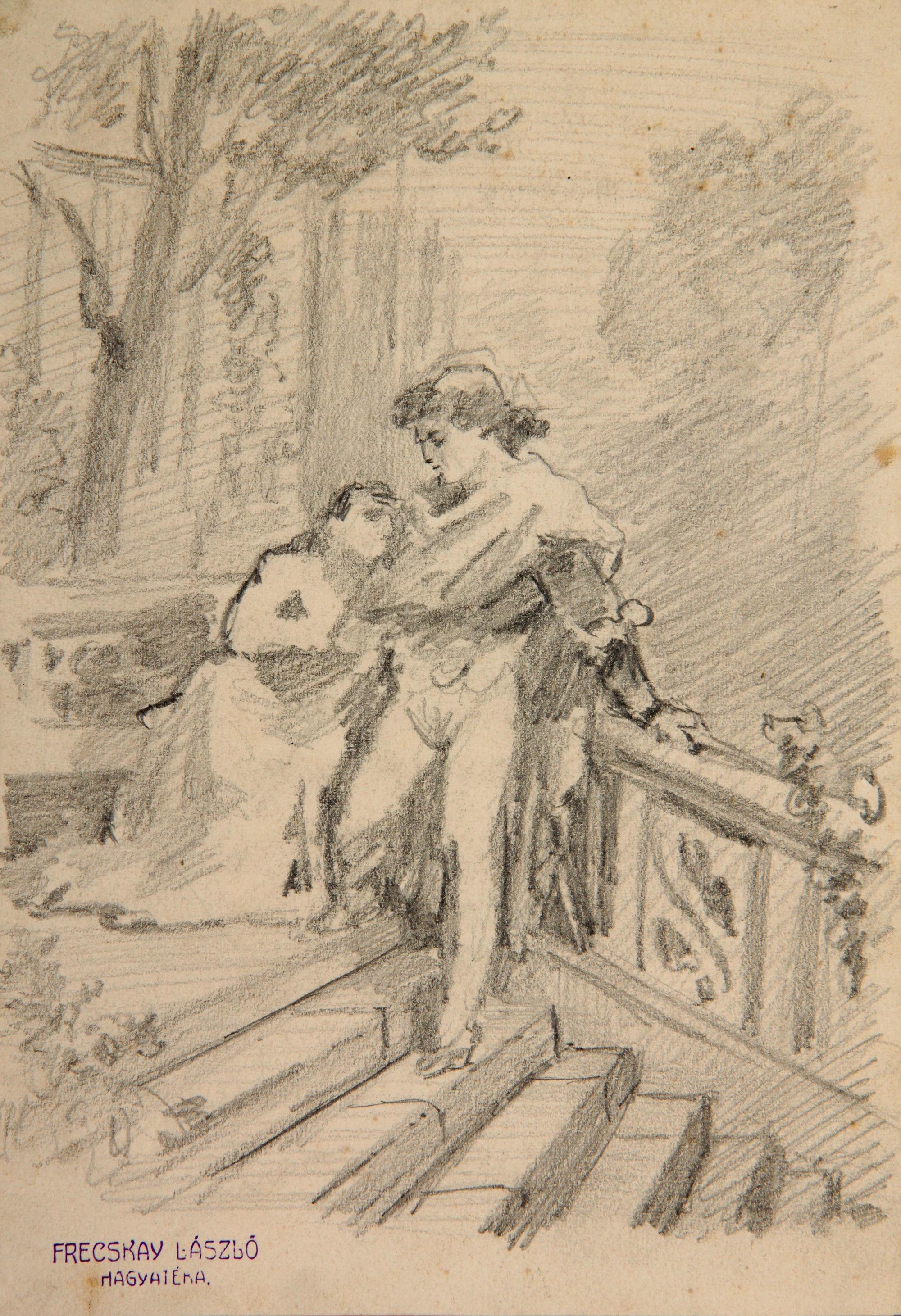 Szerelmespár (Vázlat) (Rippl-Rónai Múzeum CC BY-NC-SA)