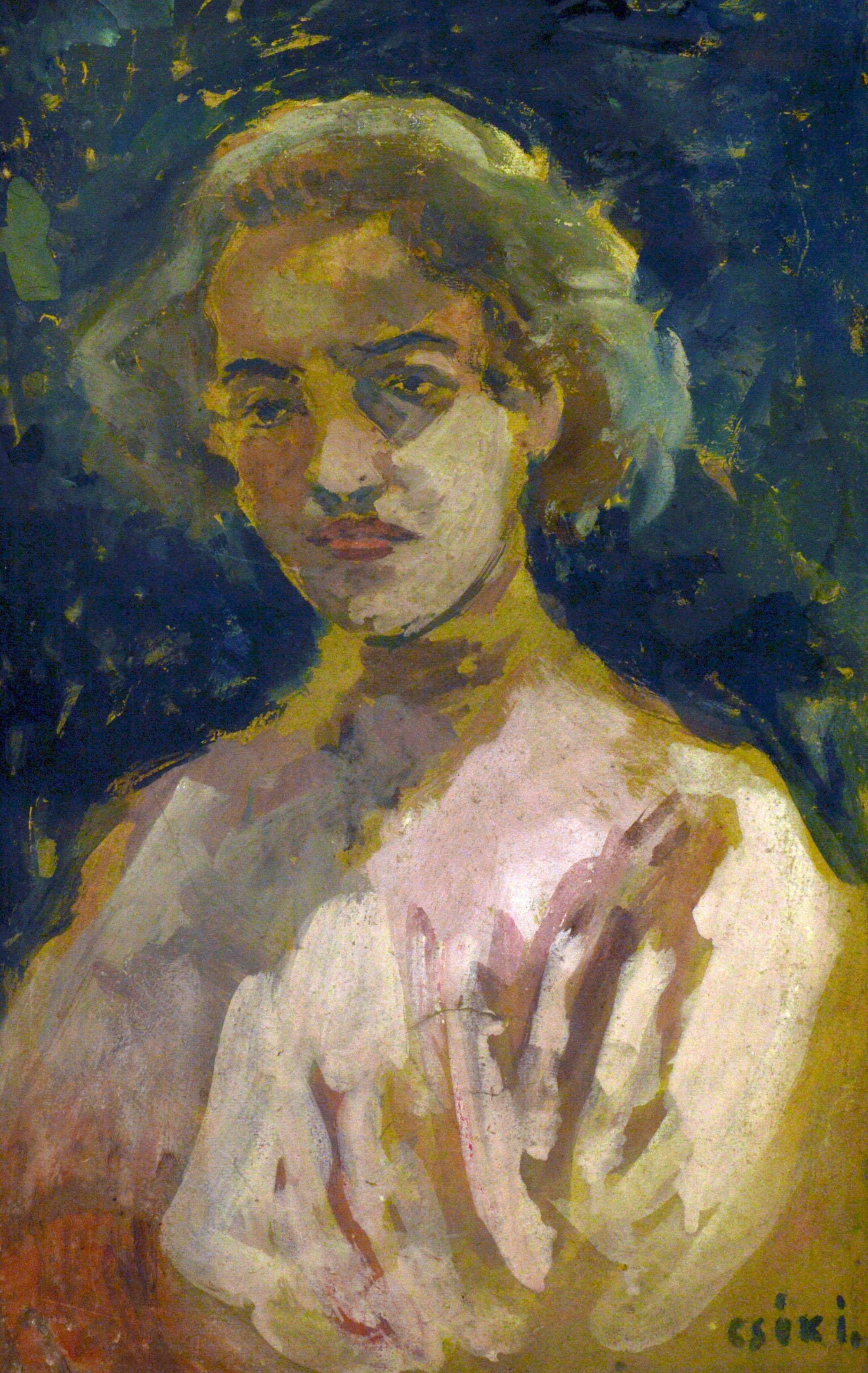 Szőke nő (Rippl-Rónai Múzeum CC BY-NC-ND)