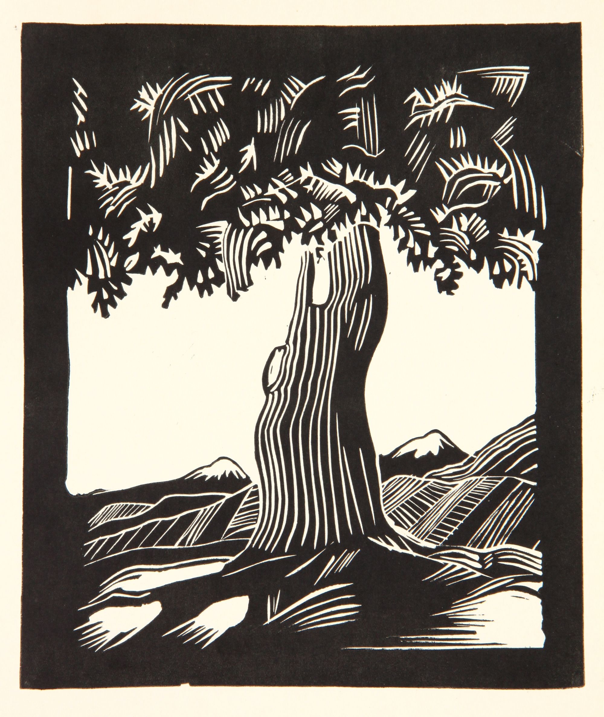 Táj fával (Rippl-Rónai Múzeum CC BY-NC-SA)