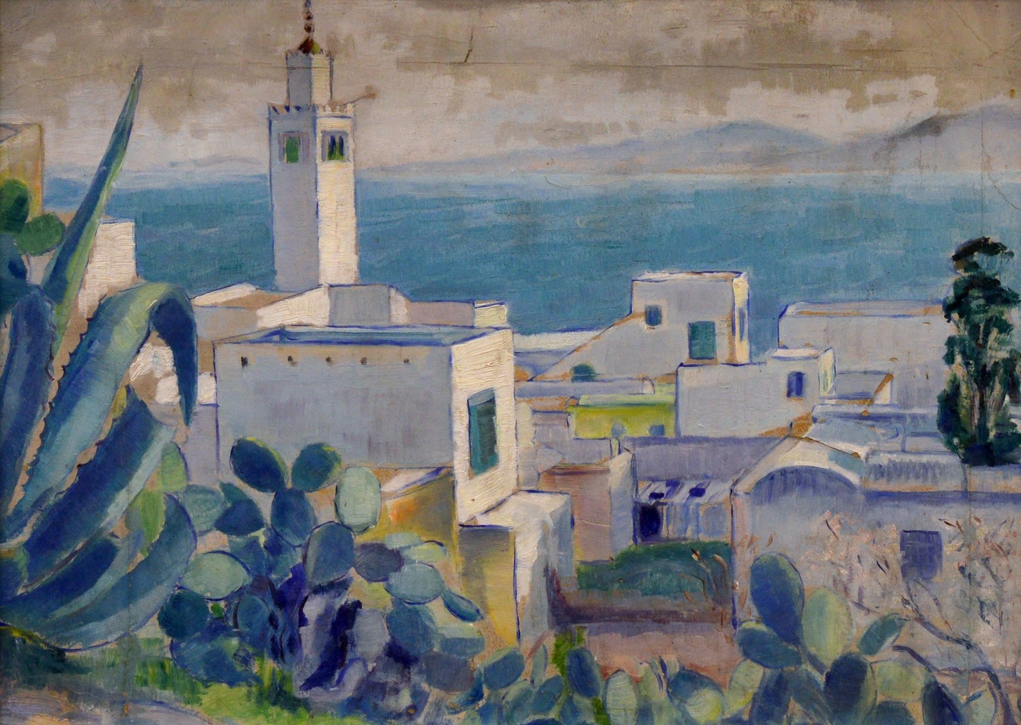 Tunisz látképe (Rippl-Rónai Múzeum CC BY-NC-ND)