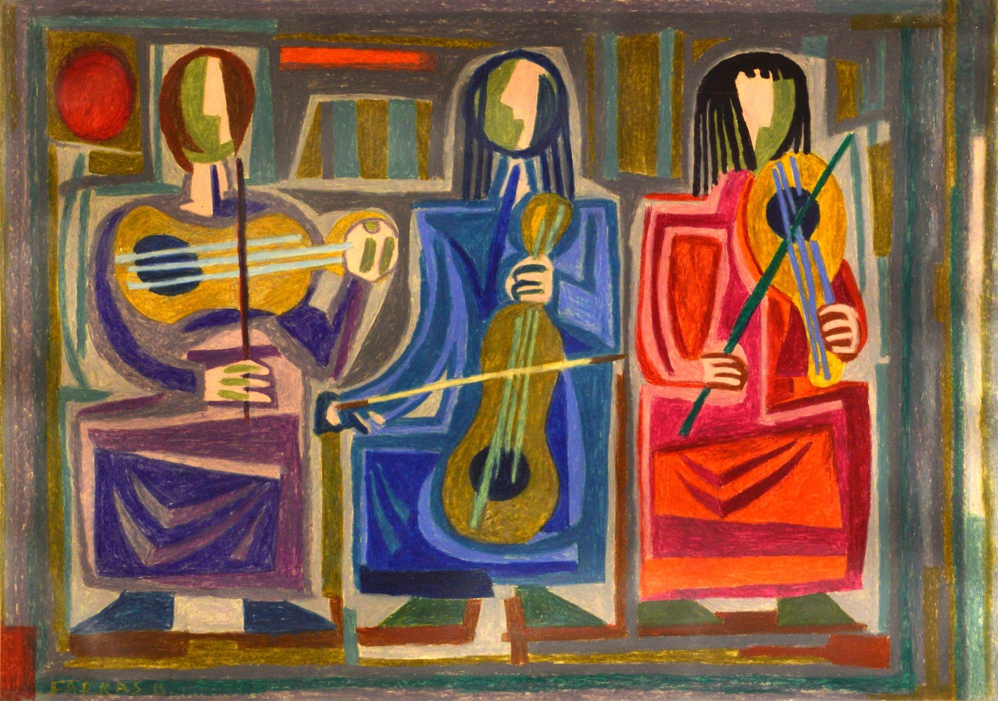 Zenélők (Rippl-Rónai Múzeum CC BY-NC-SA)
