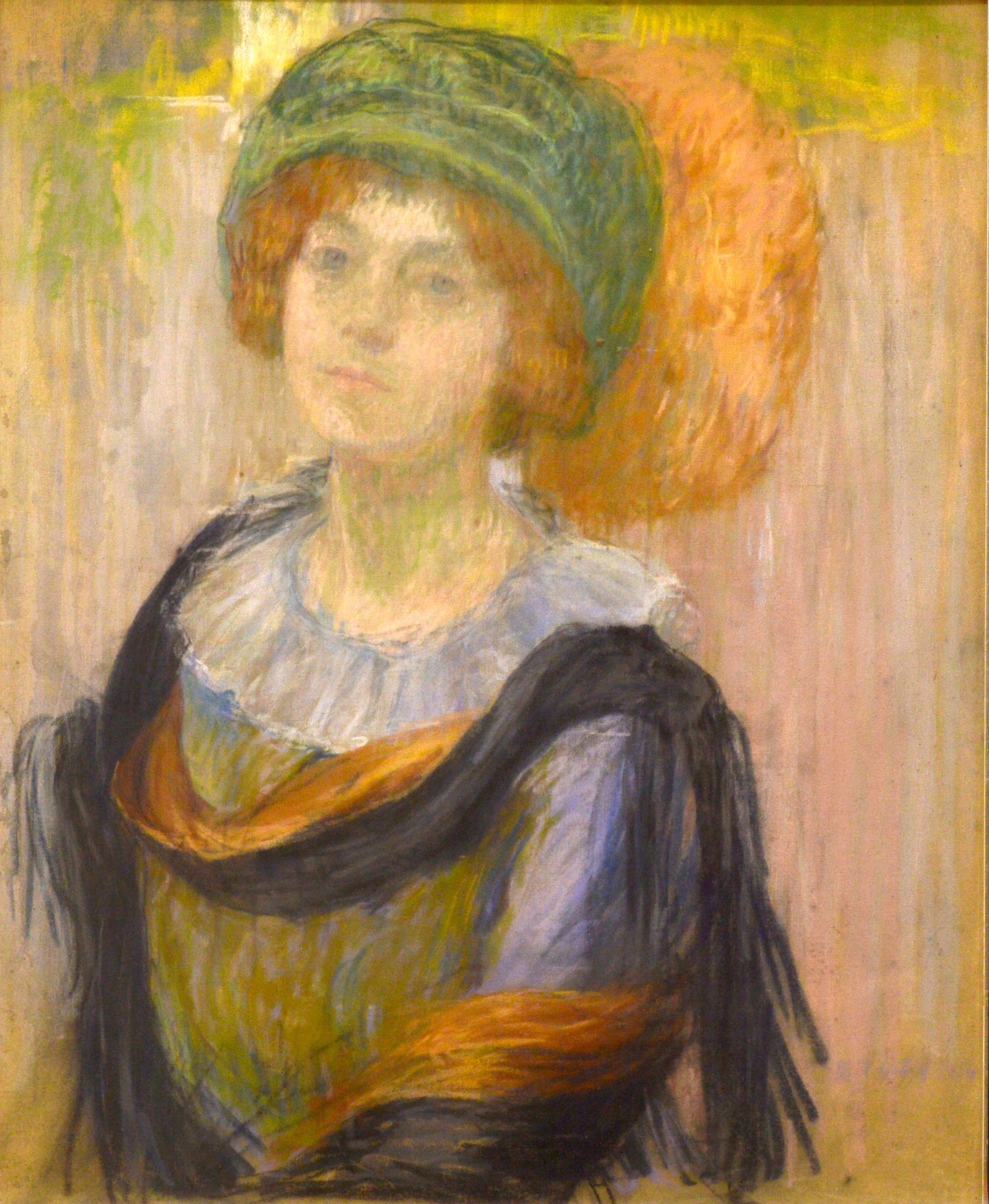 Zöldturbános nő (Rippl-Rónai Múzeum CC BY-NC-SA)