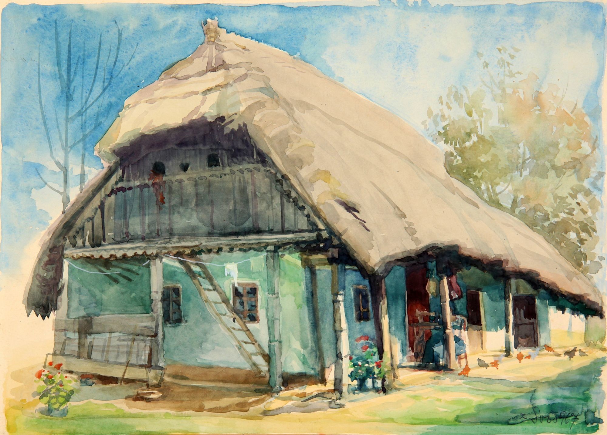 Zóka Peti Lidi háza Szennán (Rippl-Rónai Múzeum CC BY-NC-SA)