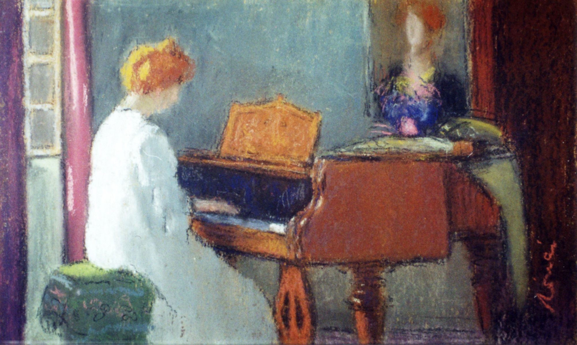 Zongoránál (Rippl-Rónai Múzeum CC BY-NC-SA)