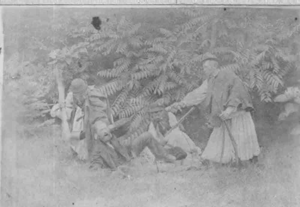Betyár támadó jelenet az 1860-as évekből (színjátszók) (Rippl-Rónai Múzeum CC BY-NC-ND)