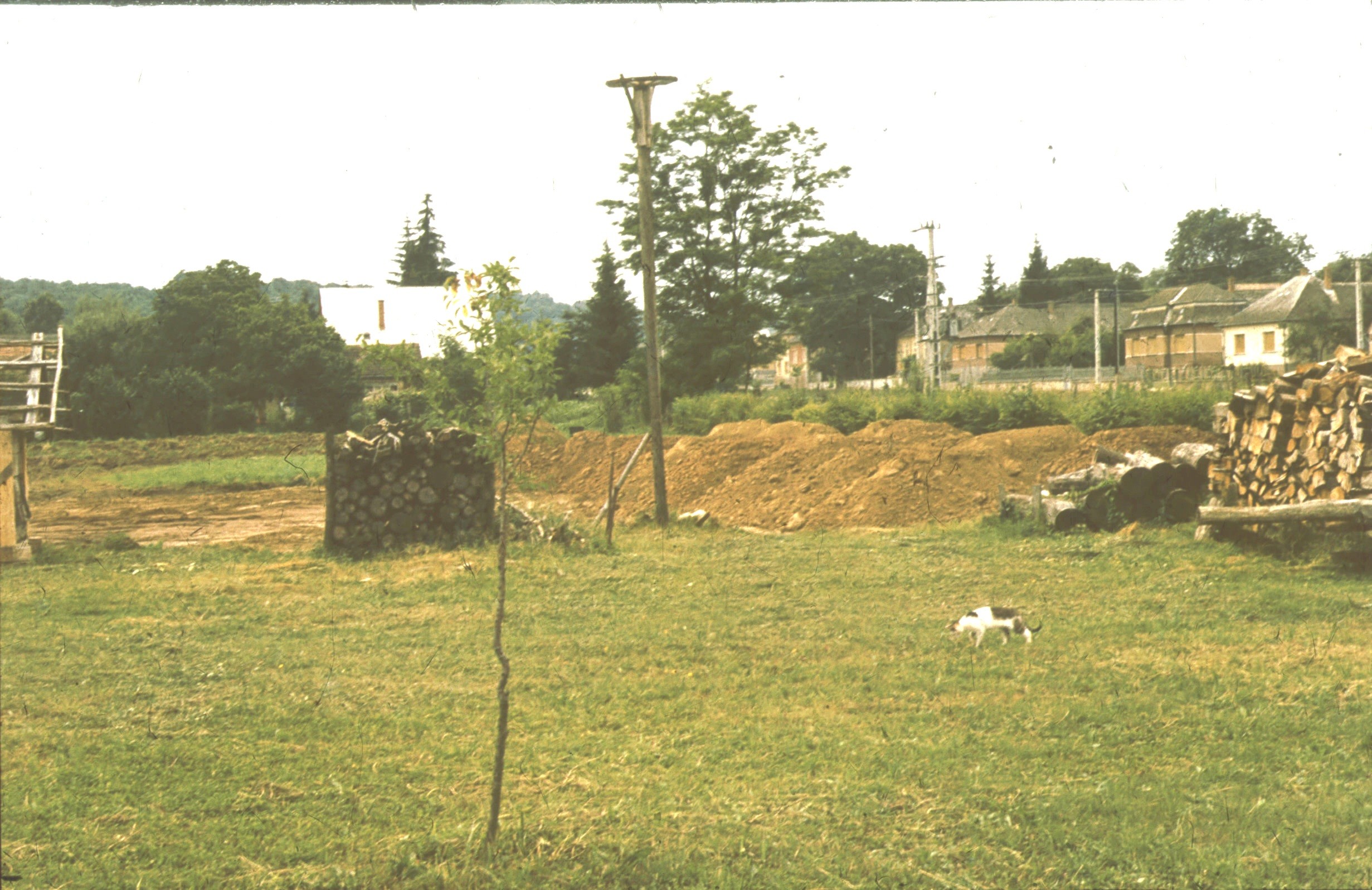 Feltöltésre kerülő terület látképe ÉK-ről (Rippl-Rónai Múzeum CC BY-NC-ND)